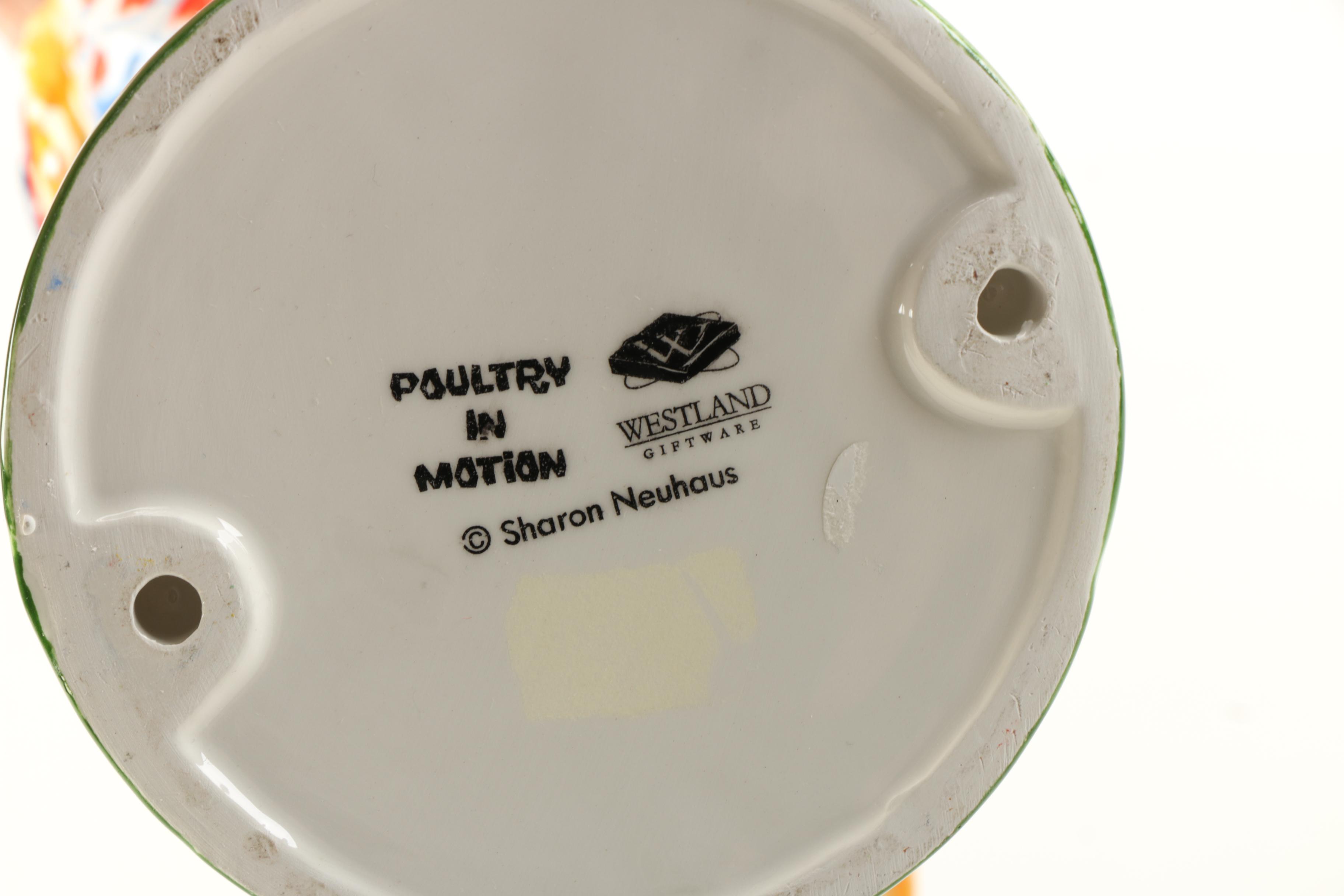 Sharon Neuhaus "Poultry in Motion" Figure
