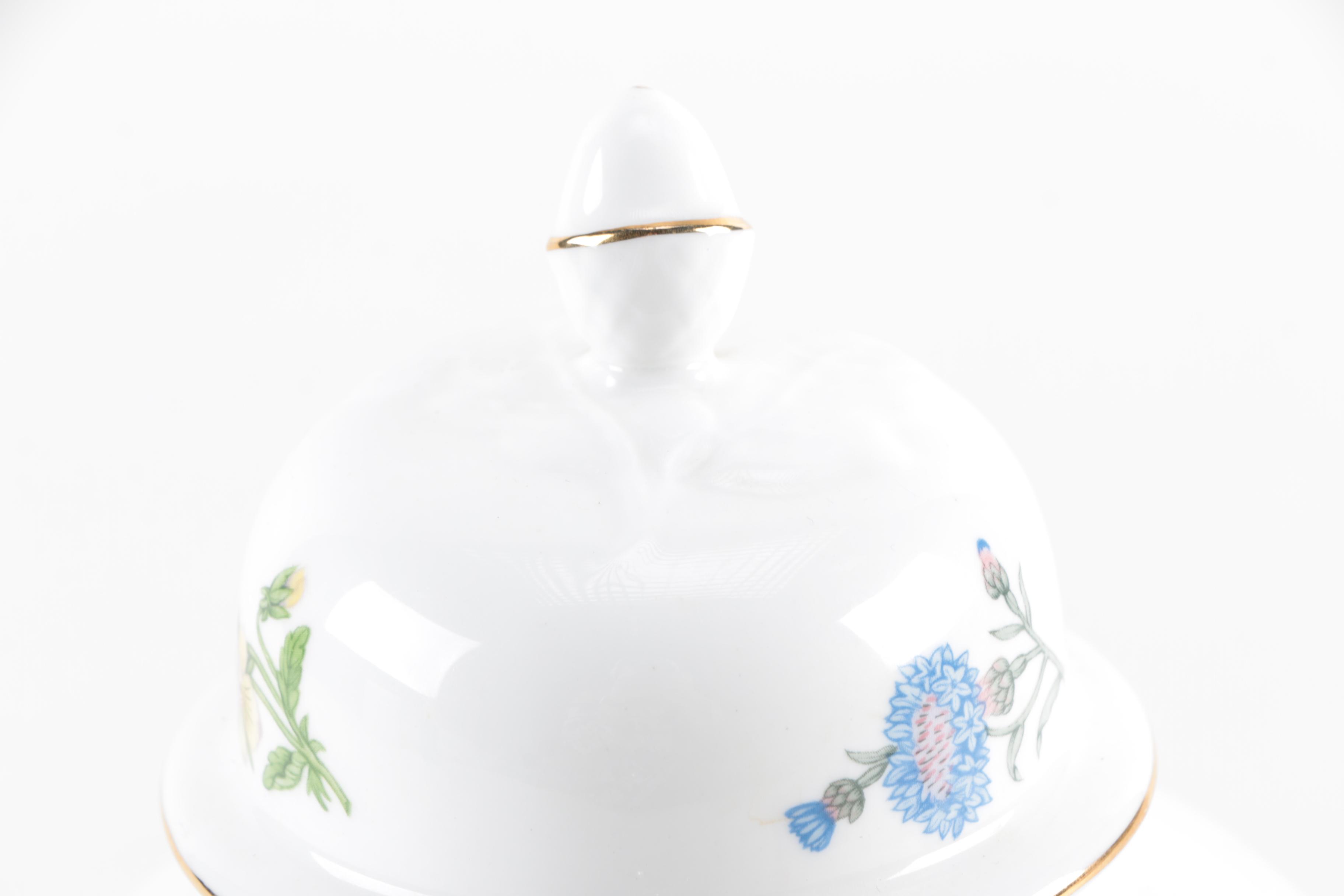 Aynsley "Wild Tudor" Porcelain Ginger Jar
