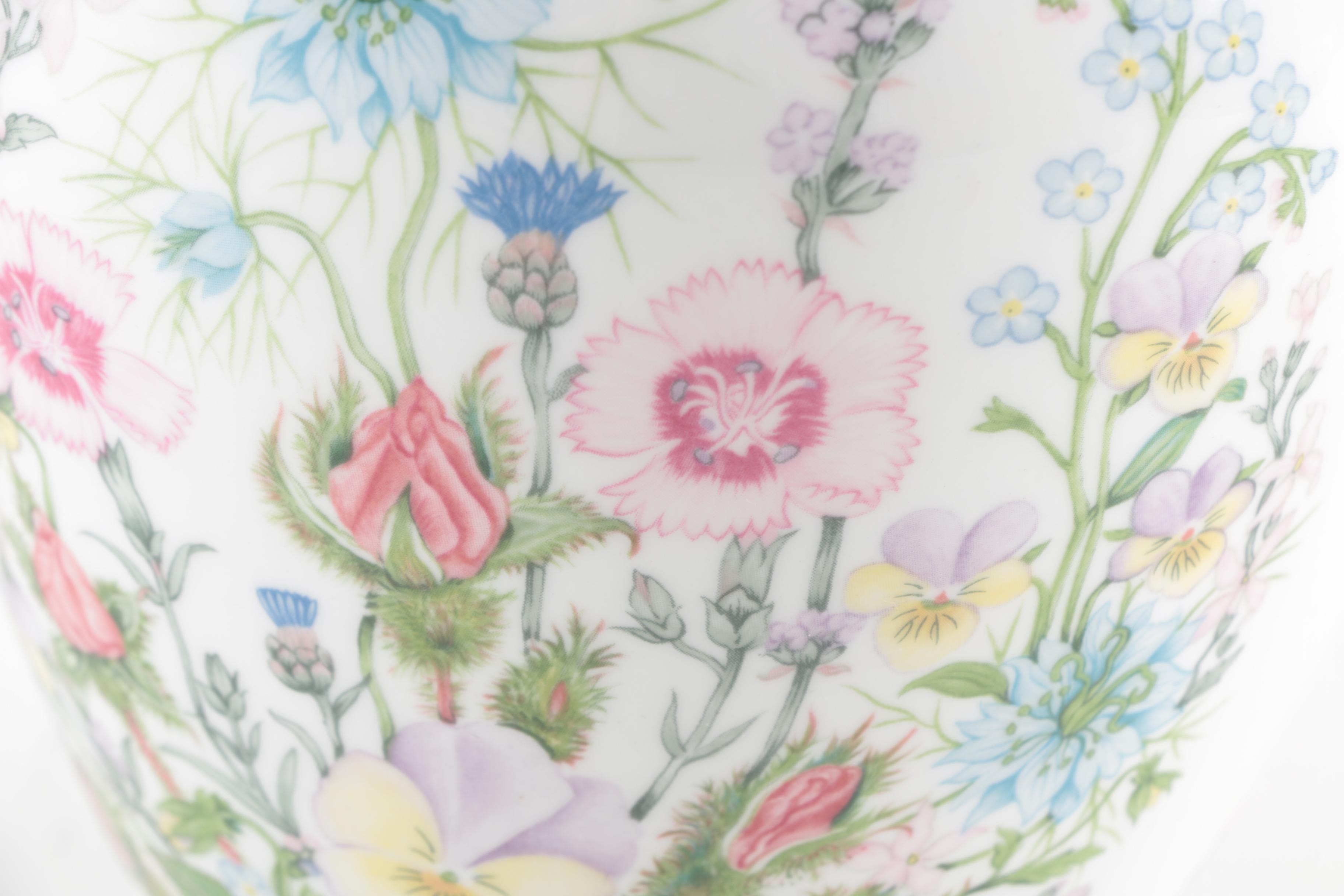 Aynsley "Wild Tudor" Porcelain Ginger Jar