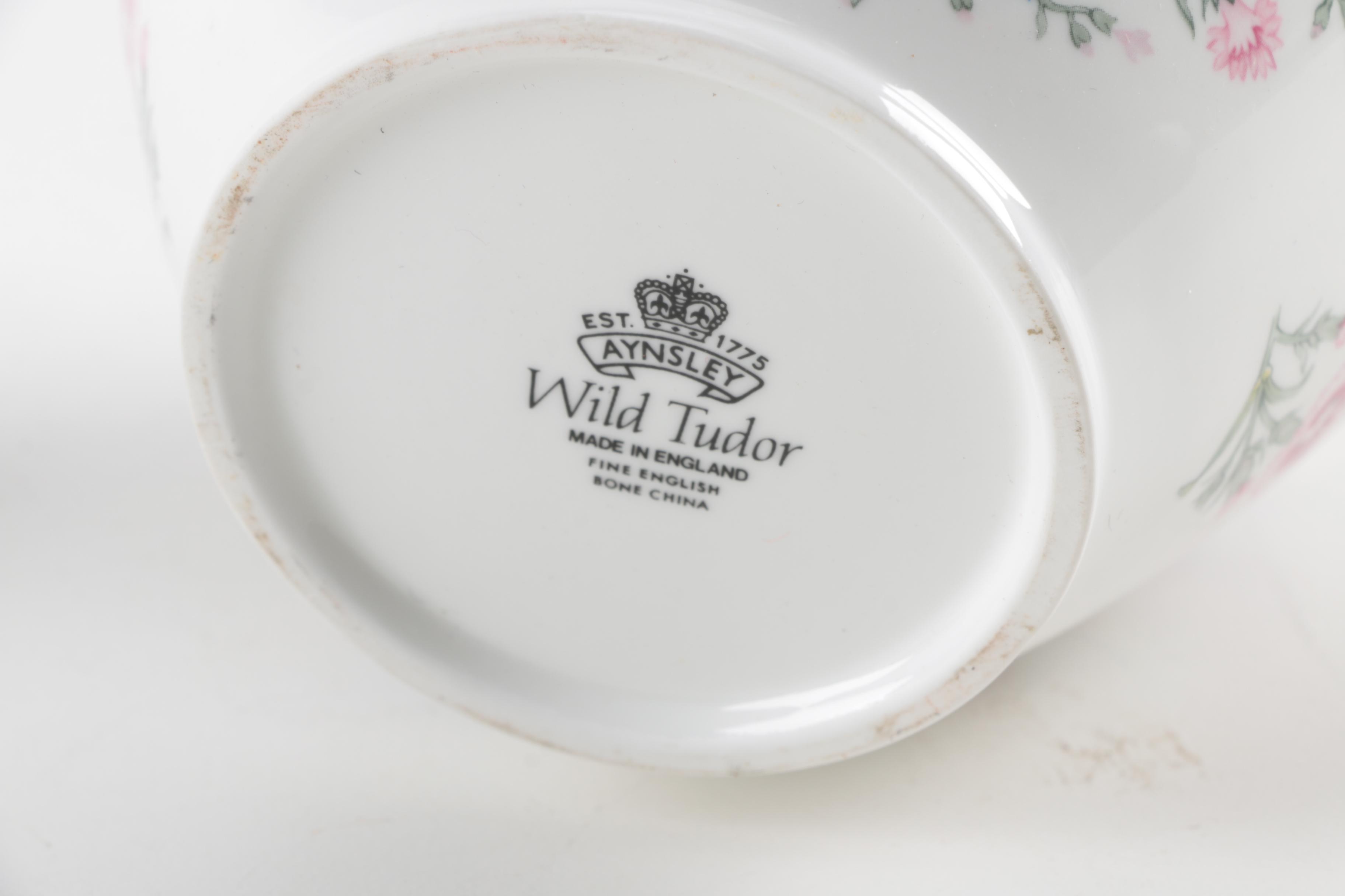 Aynsley "Wild Tudor" Porcelain Ginger Jar