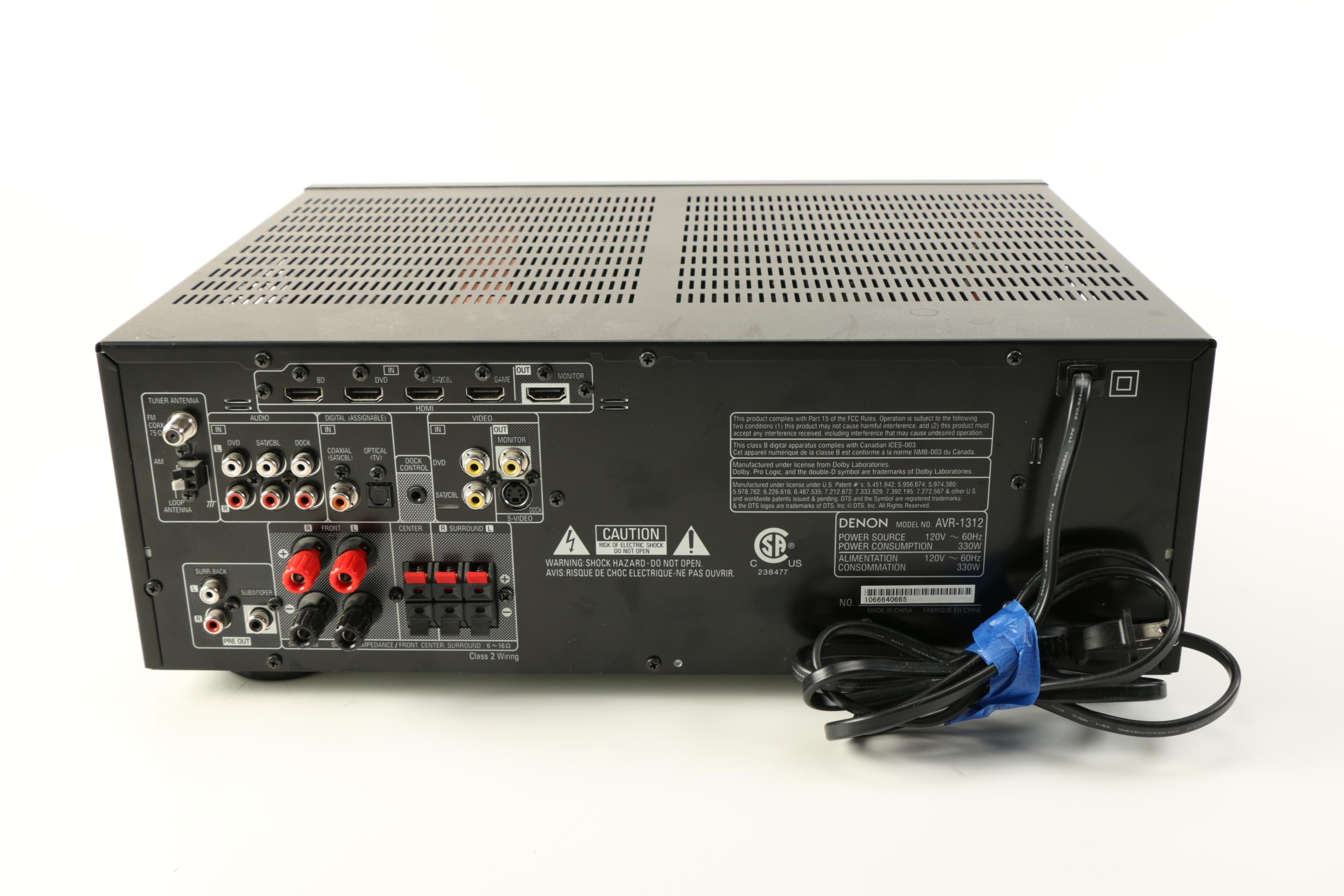 Denon AVR-1312 Surround Receiver