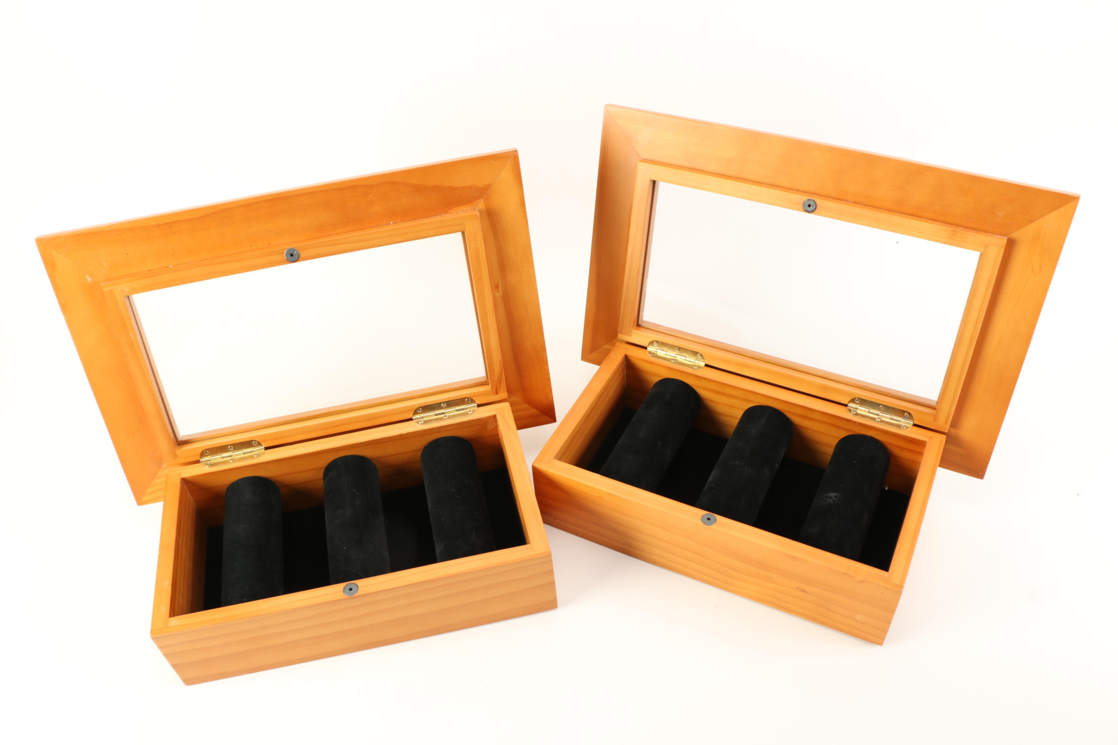 Wooden Watch Display Cases