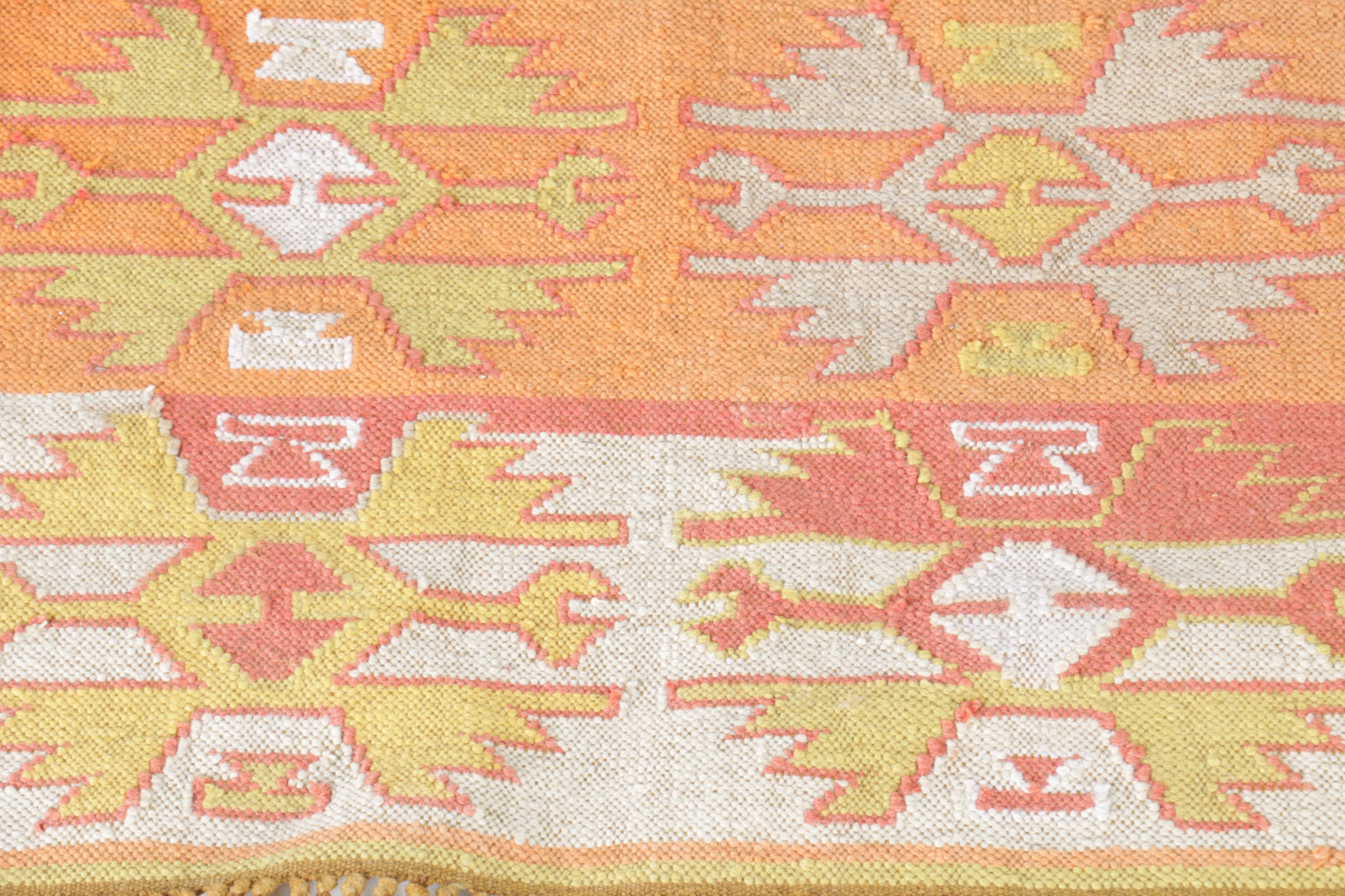 Handwoven Tribal-Style Area Rug