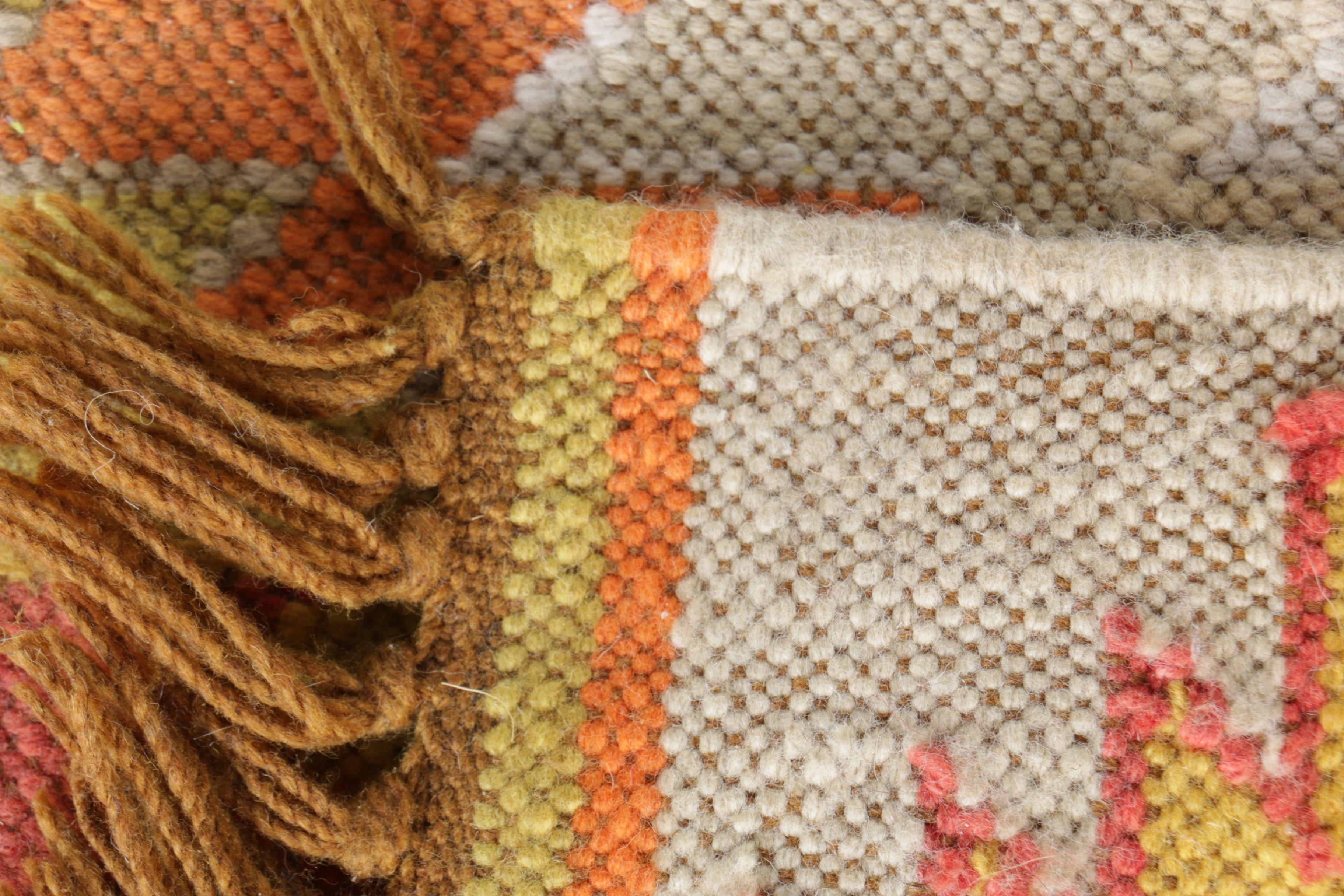 Handwoven Tribal-Style Area Rug