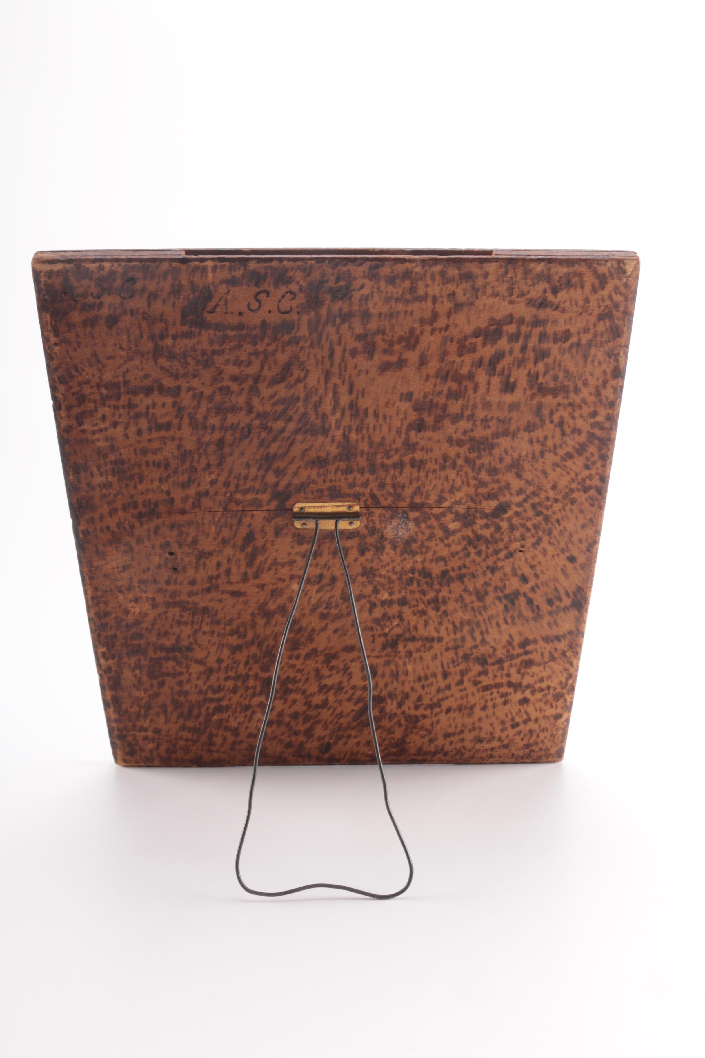 Antique Framed Photograph of a Young Man