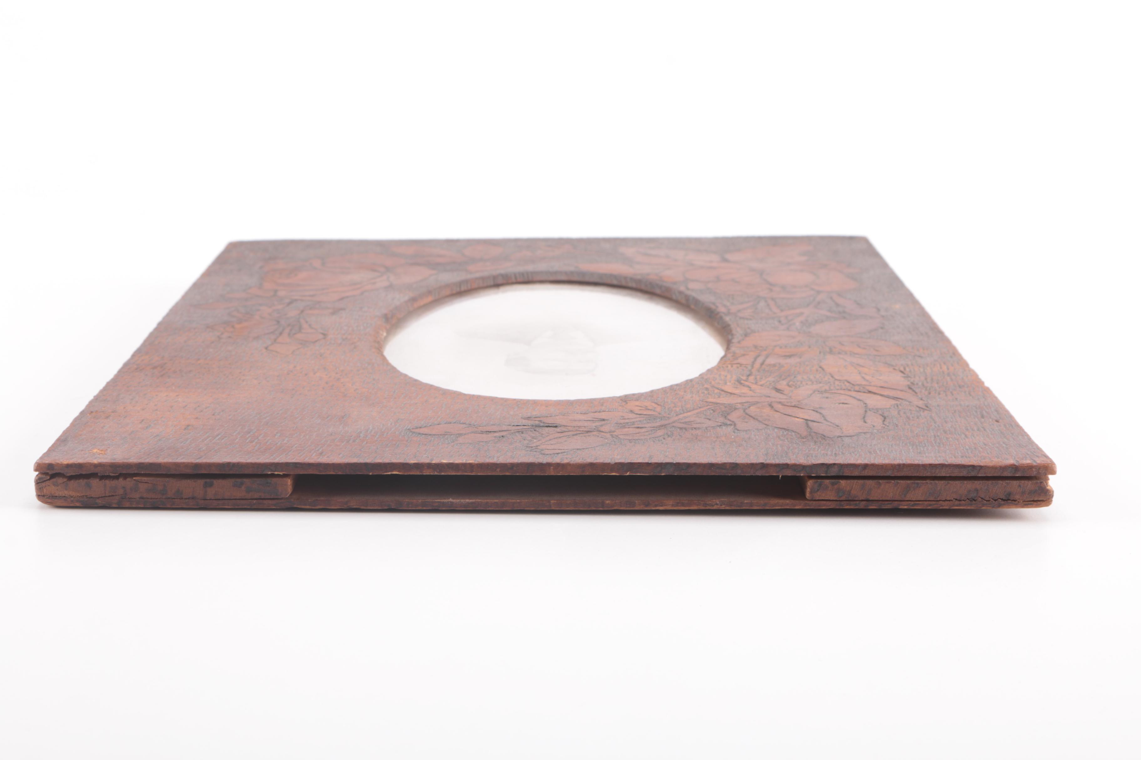 Antique Framed Photograph of a Young Man