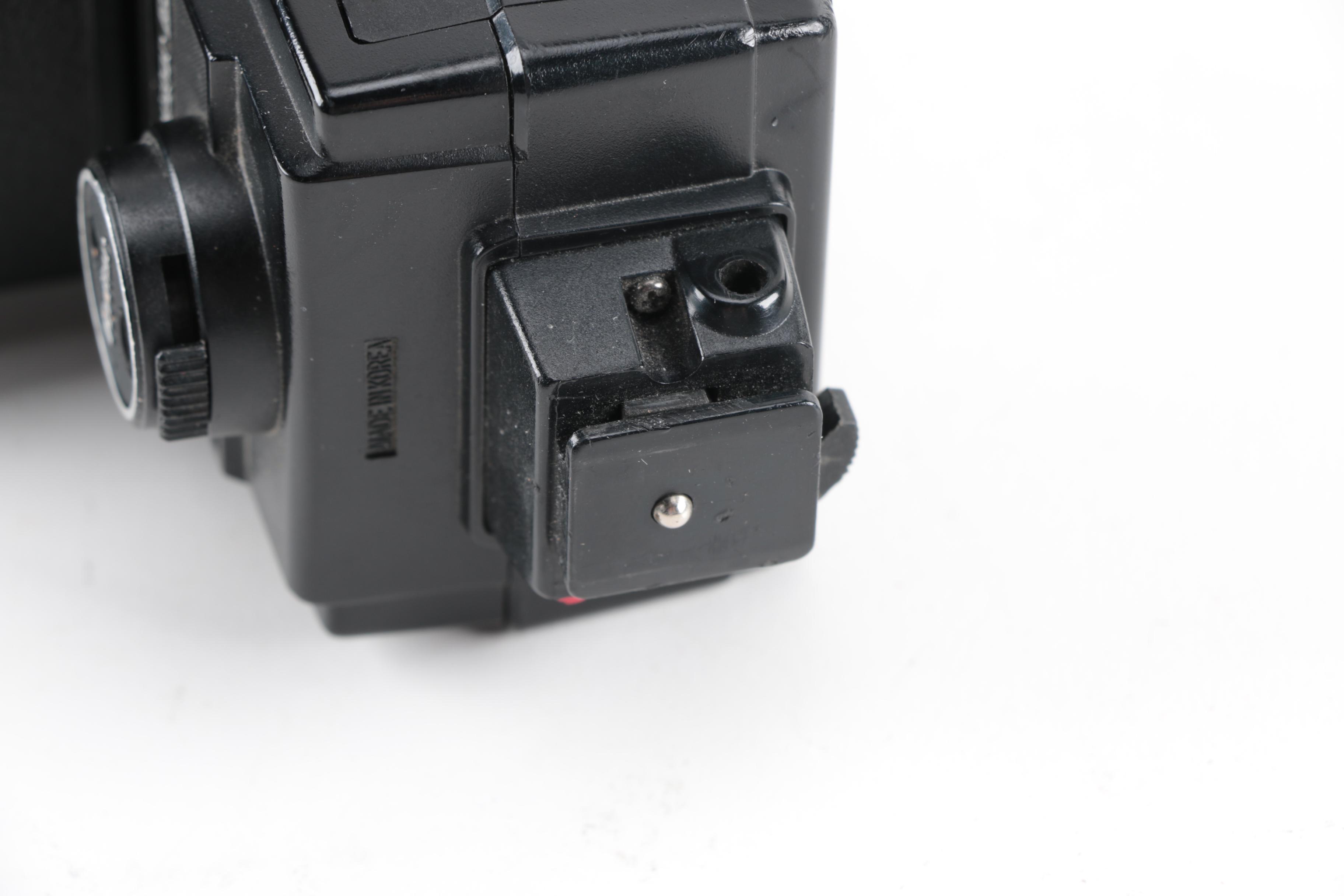 Pentax MX SLR Camera, Flash and Tripod