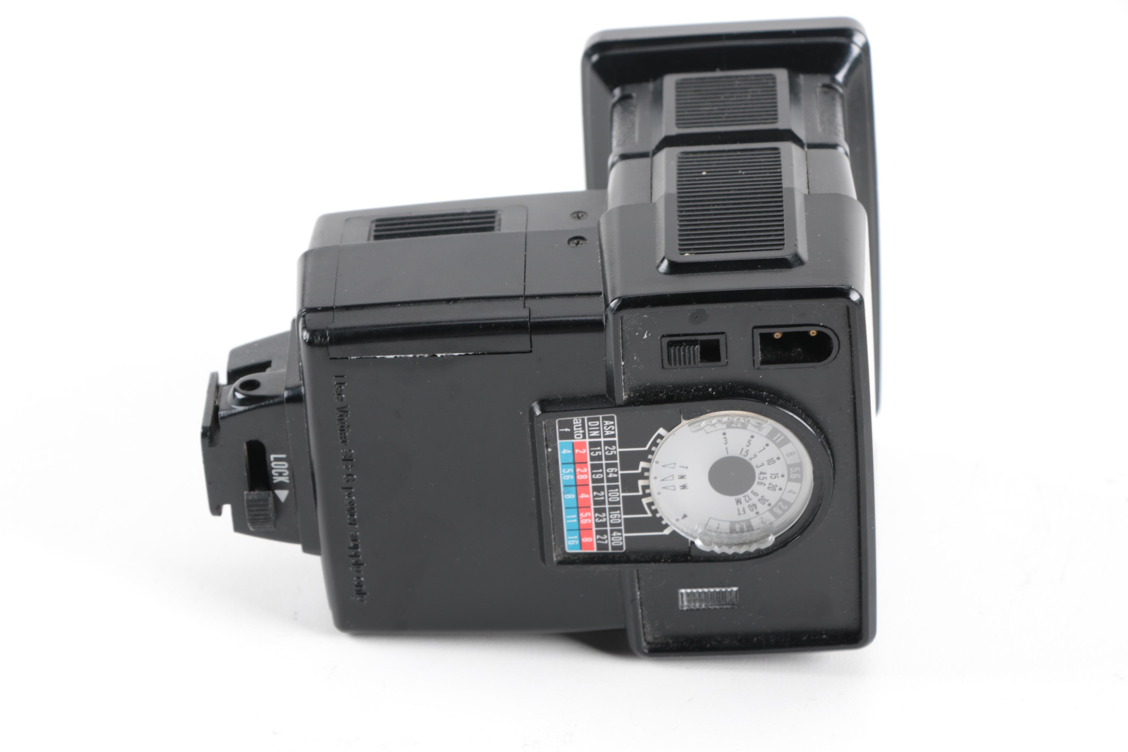 Pentax MX SLR Camera, Flash and Tripod