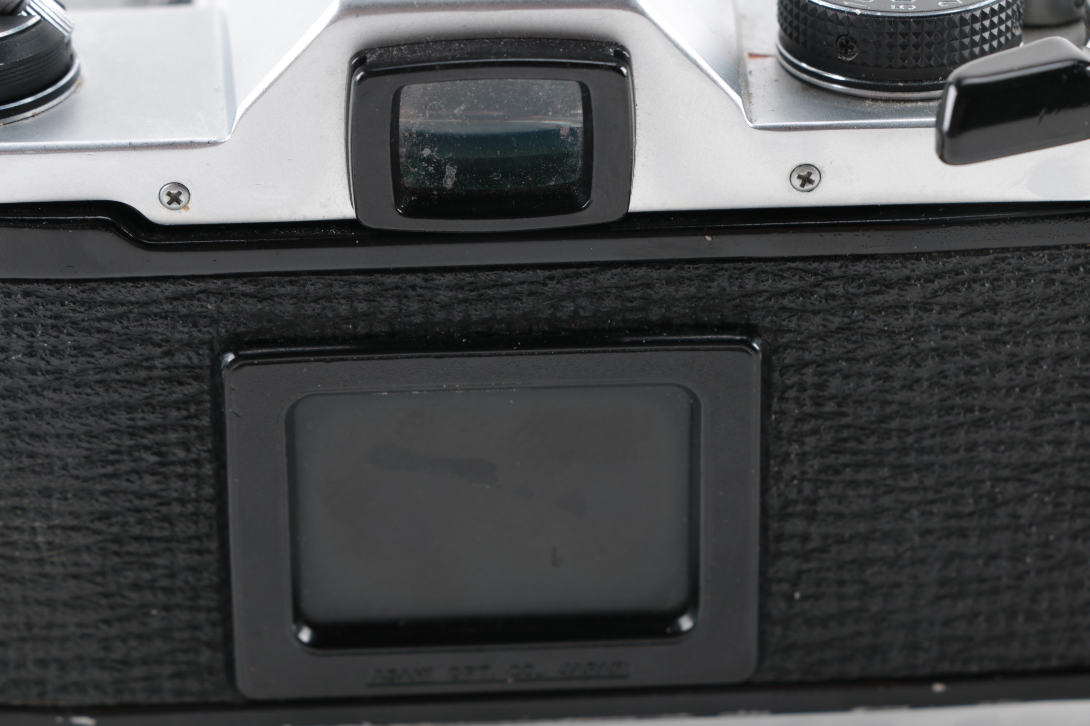 Pentax MX SLR Camera, Flash and Tripod