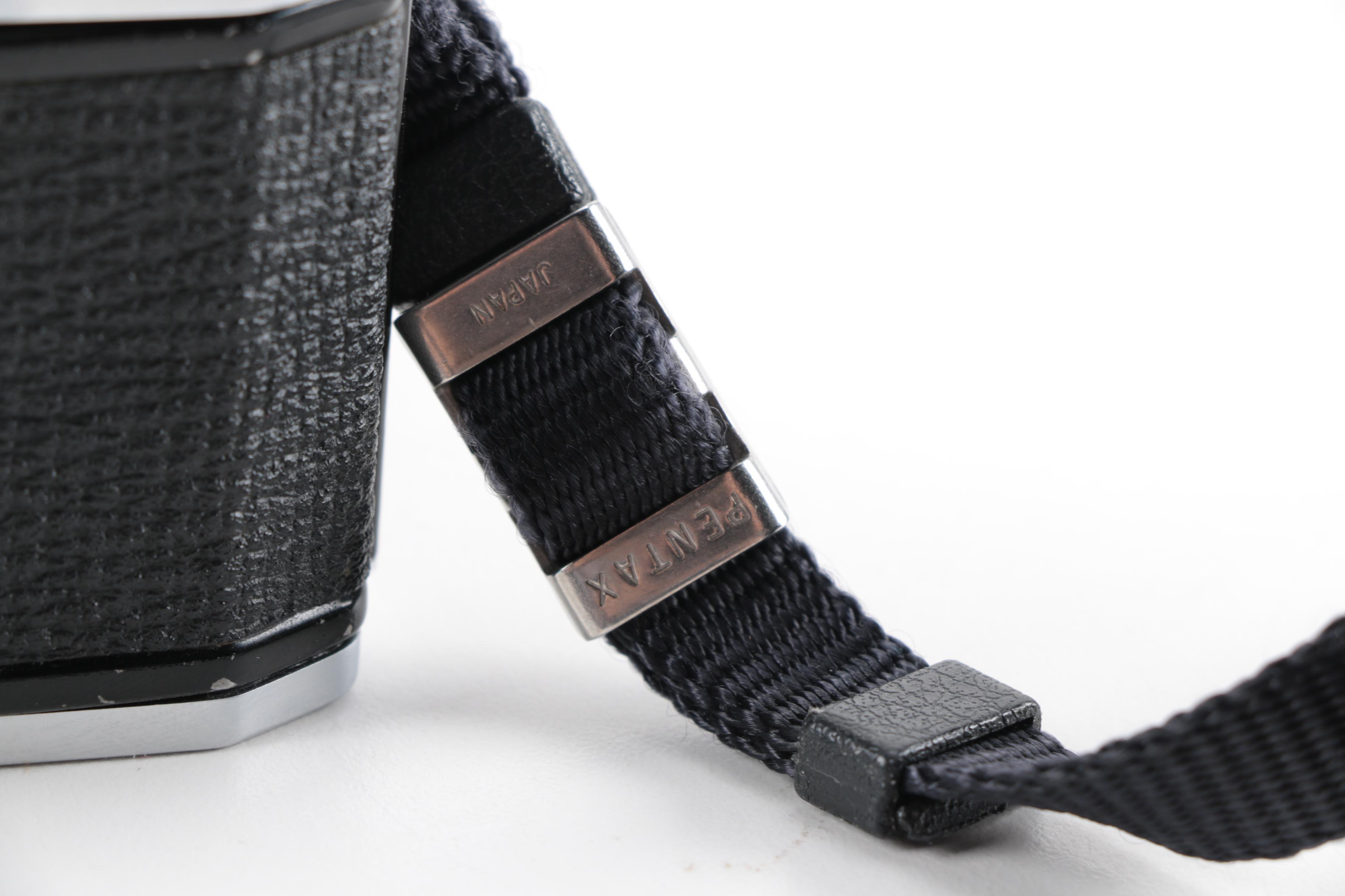 Pentax MX SLR Camera, Flash and Tripod