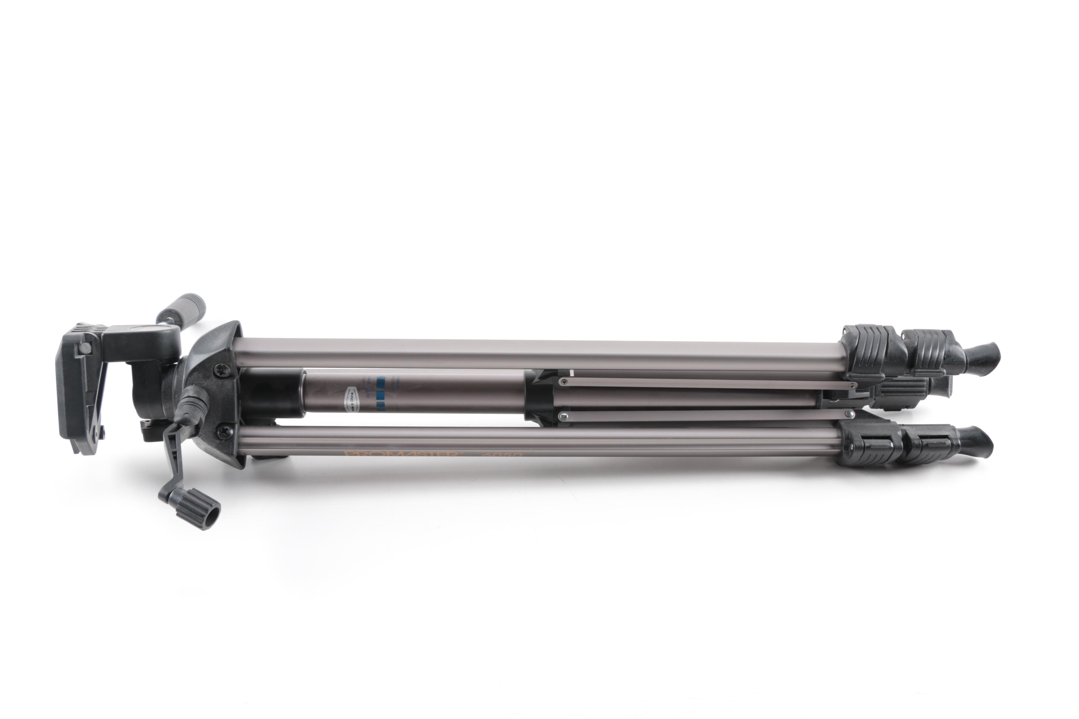 Pentax MX SLR Camera, Flash and Tripod