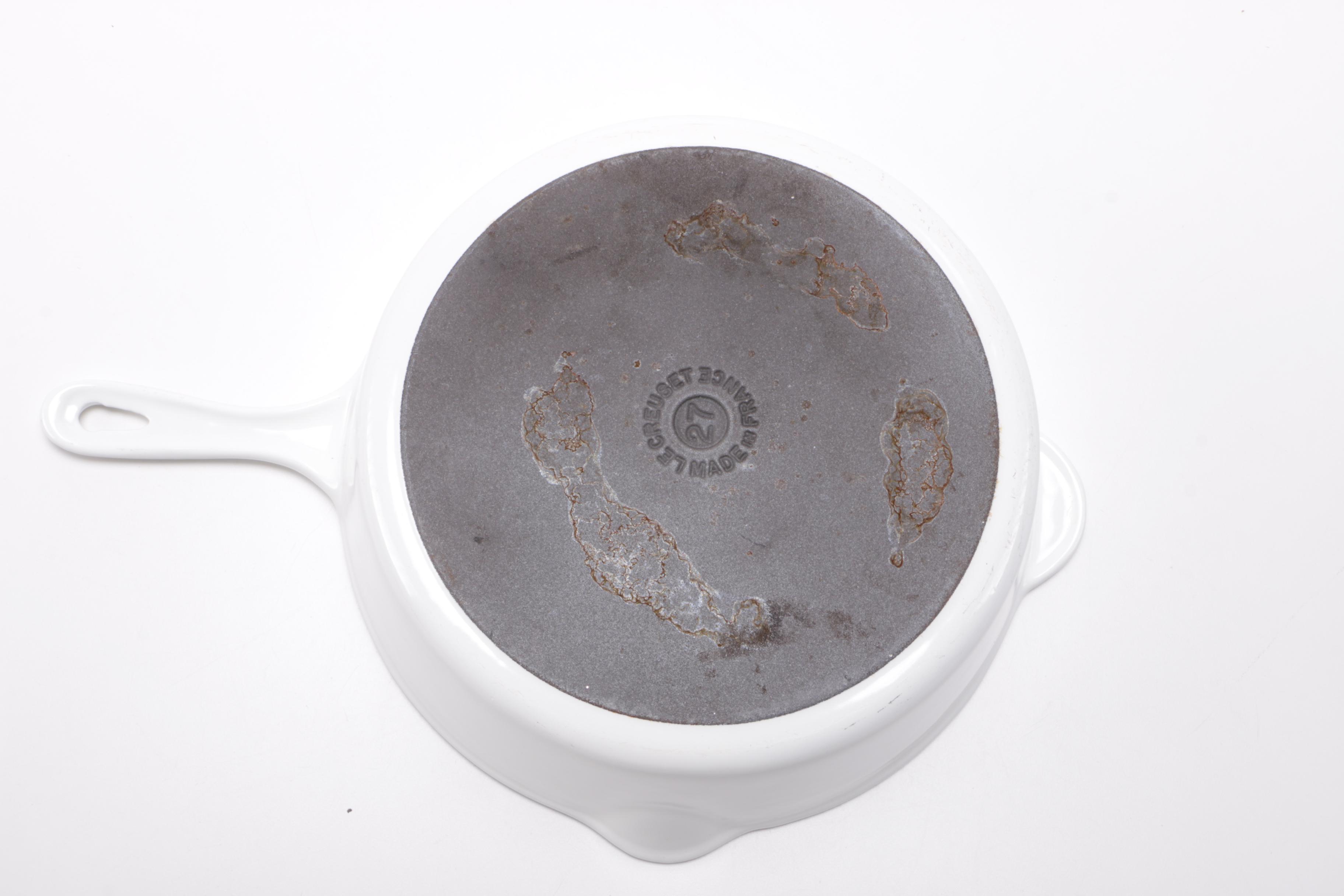 Le Creuset Cast Iron Enamel Skillet with Lid