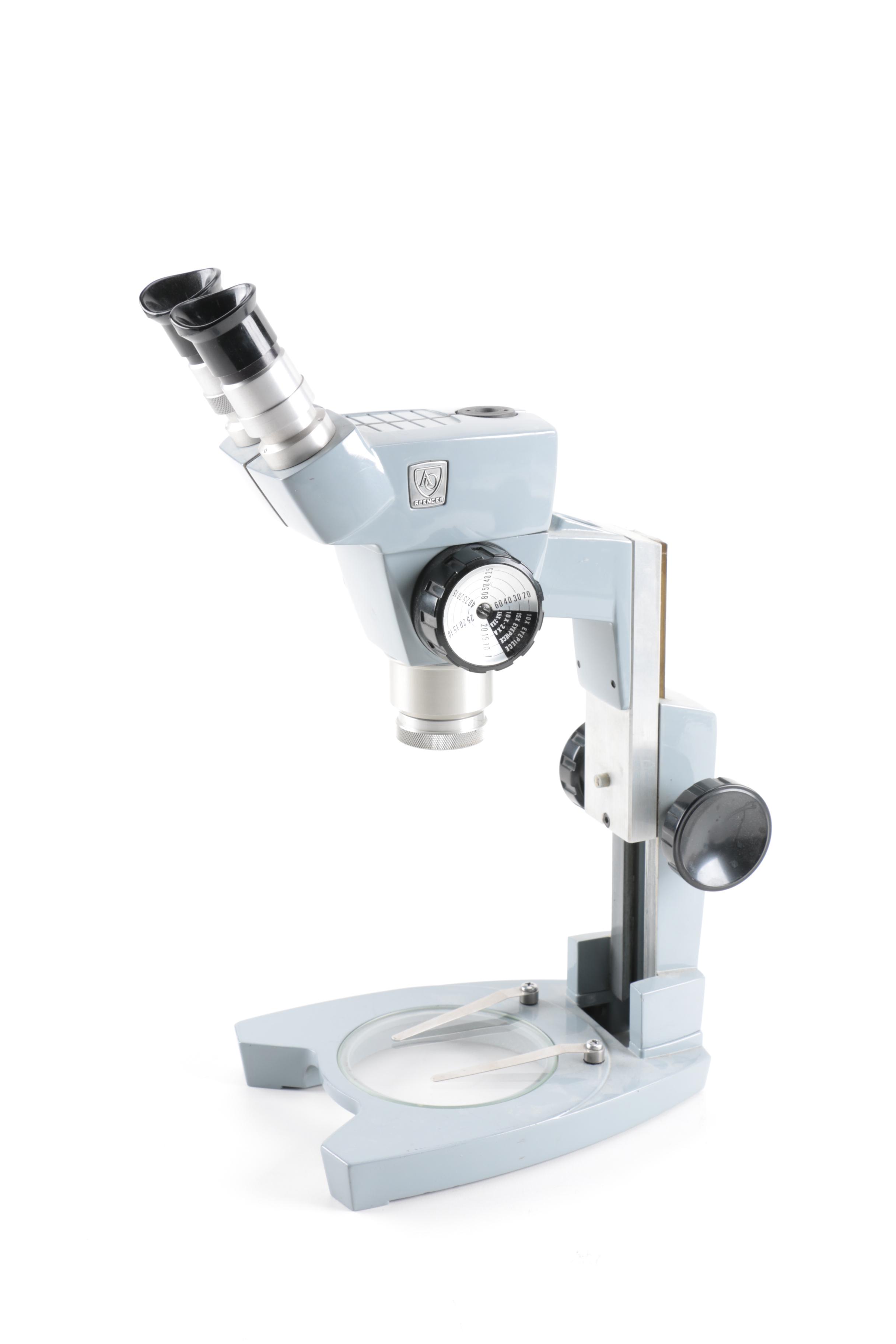 American Optical Spencer Binocular Microscope