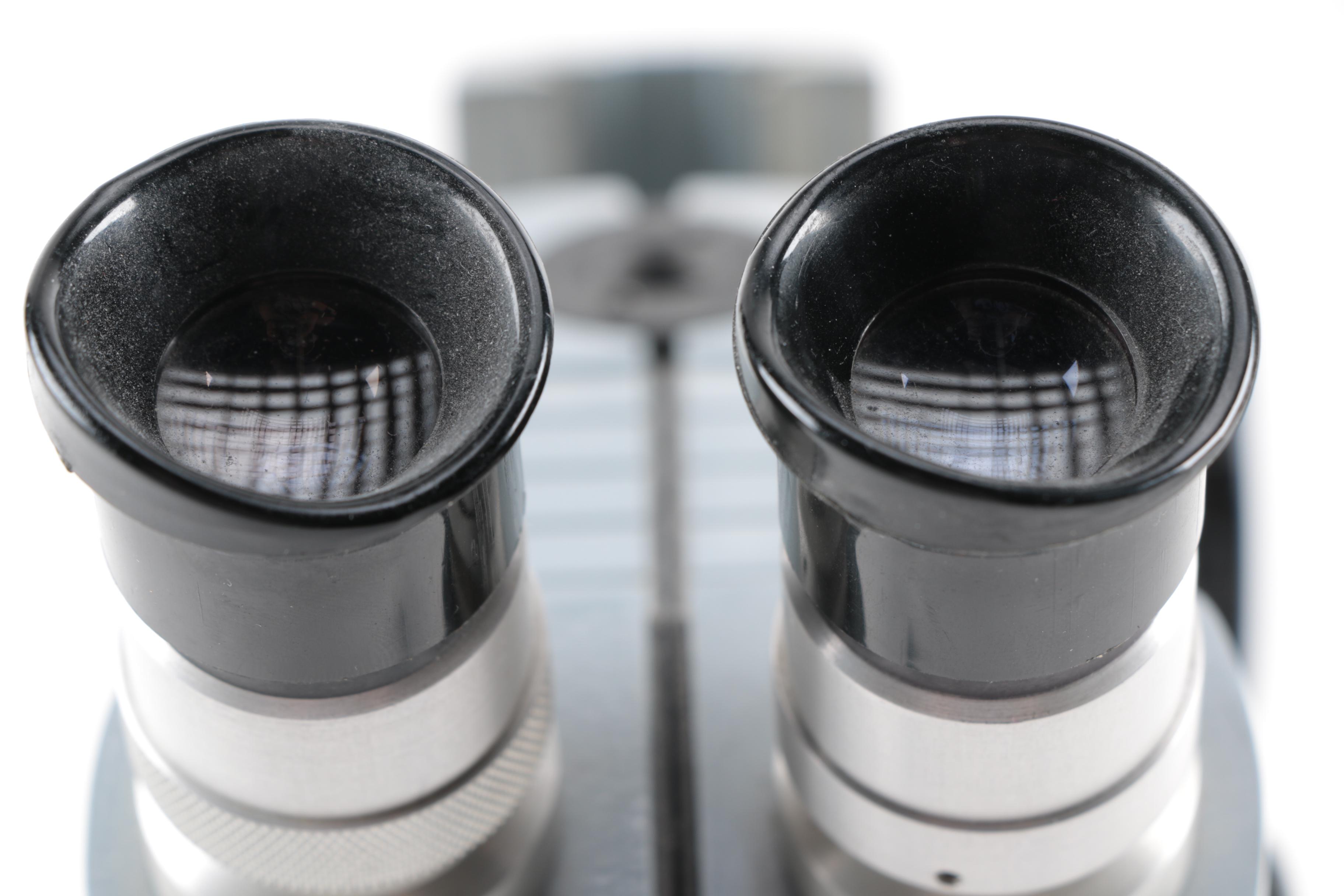 American Optical Spencer Binocular Microscope