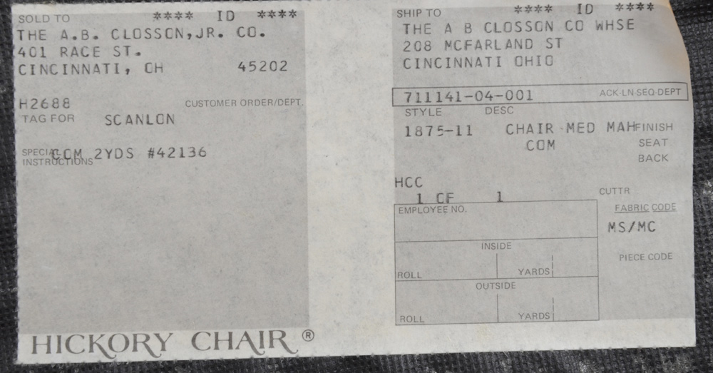 Queen Anne Style Mahogany Arm Chair