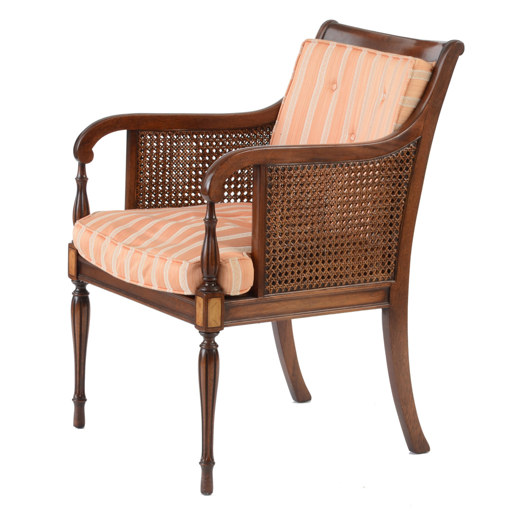 Sheraton Style Mahogany Arm Chair