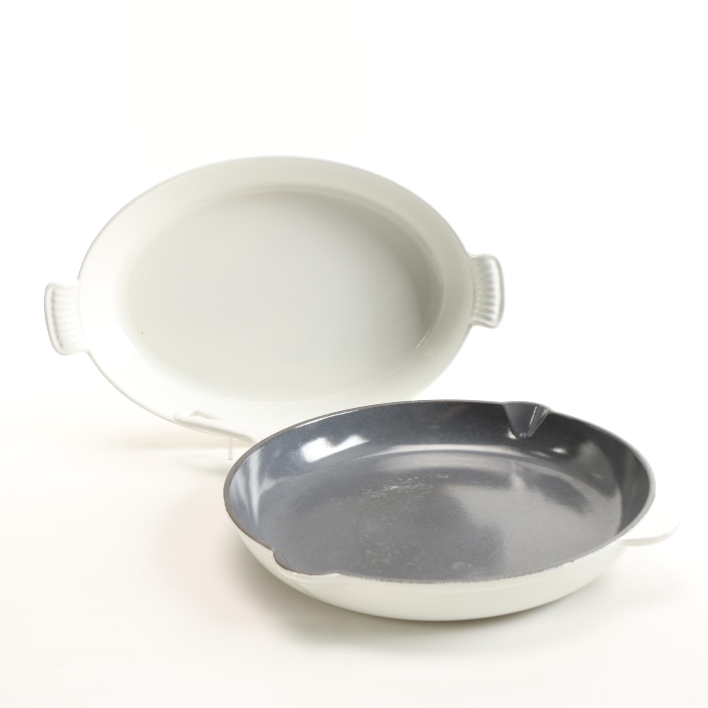 Le Creuset Skillet and Casserole Dish