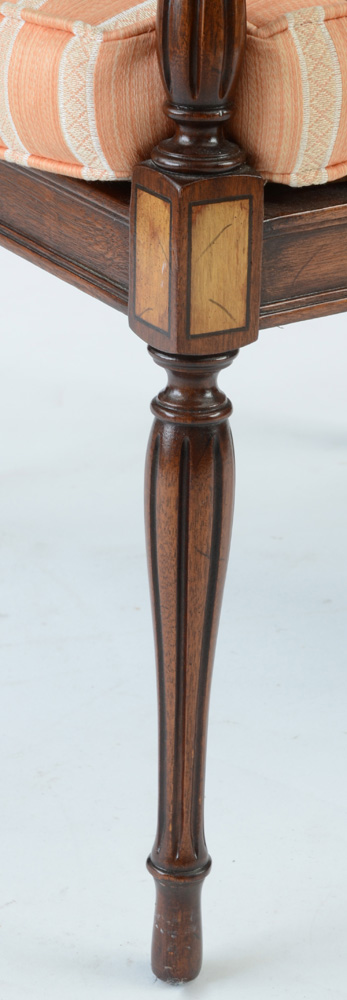Sheraton Style Mahogany Arm Chair