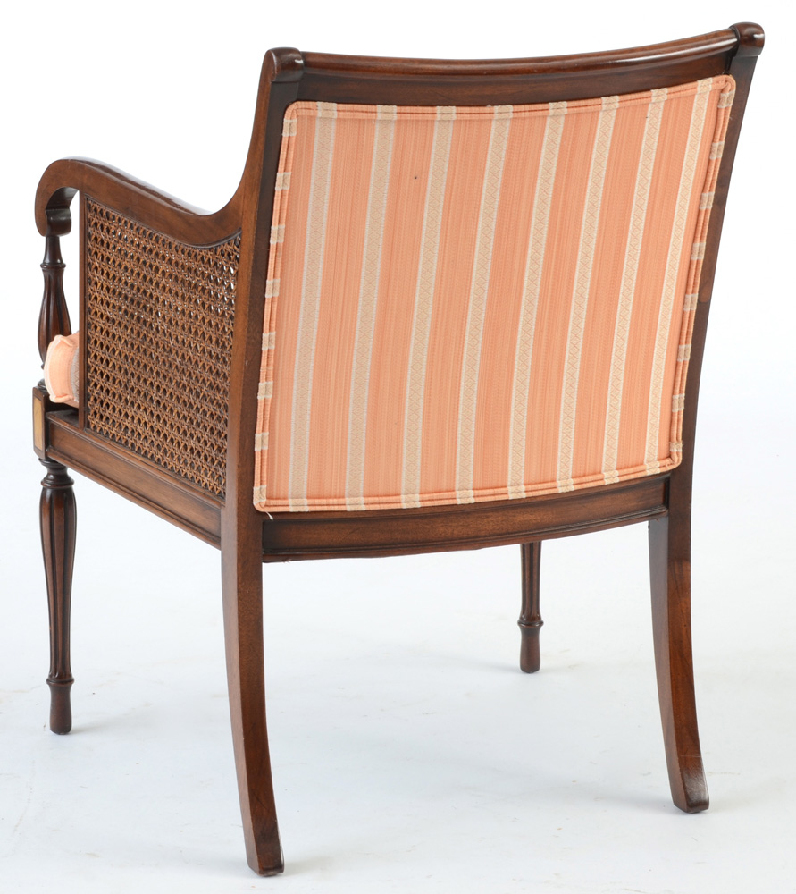 Sheraton Style Mahogany Arm Chair