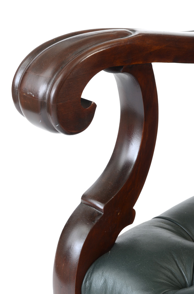 Tufted Leather Armchair