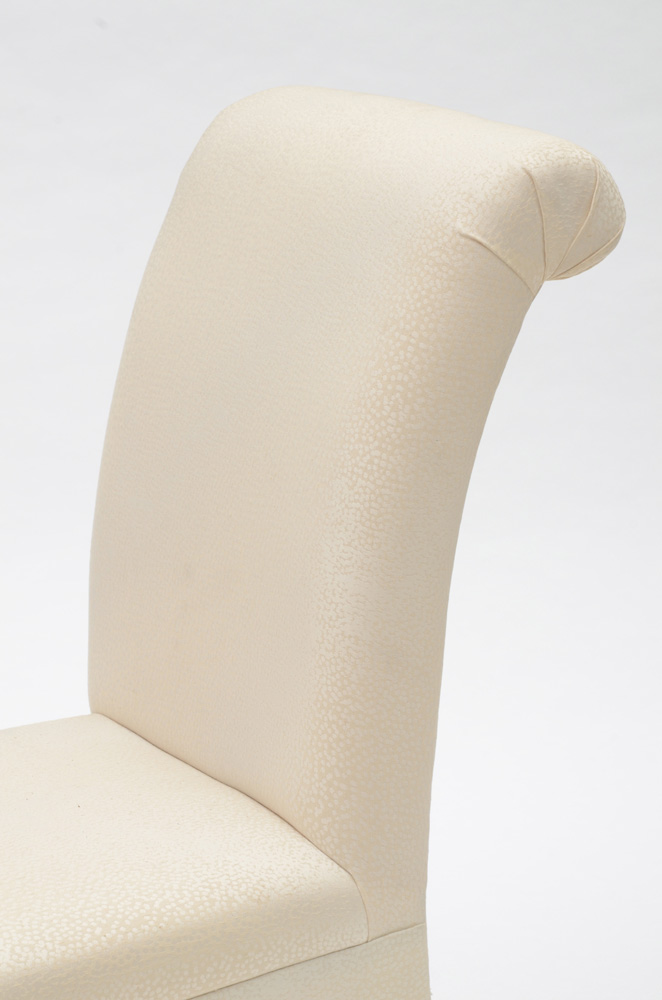 Set of Eight Contemporary Upholstered Dining Chairs