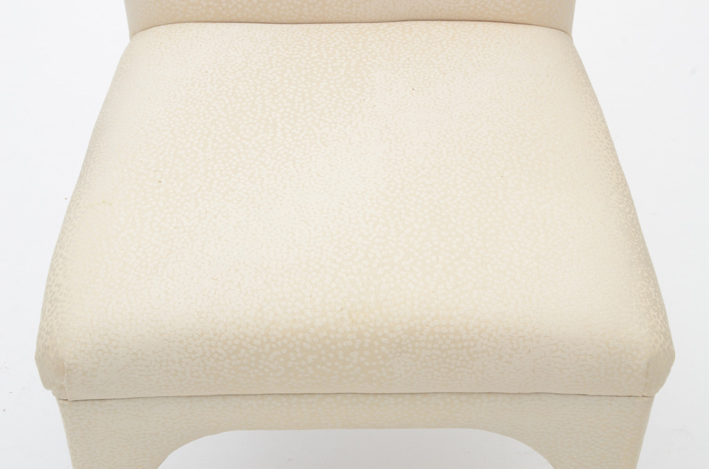 Set of Eight Contemporary Upholstered Dining Chairs