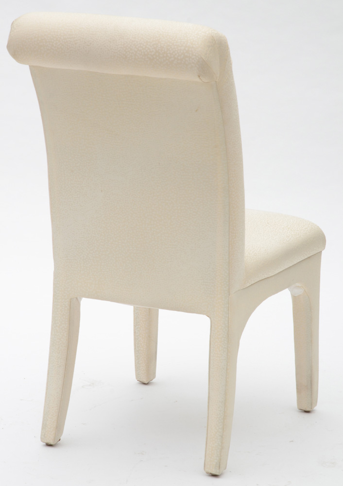 Set of Eight Contemporary Upholstered Dining Chairs