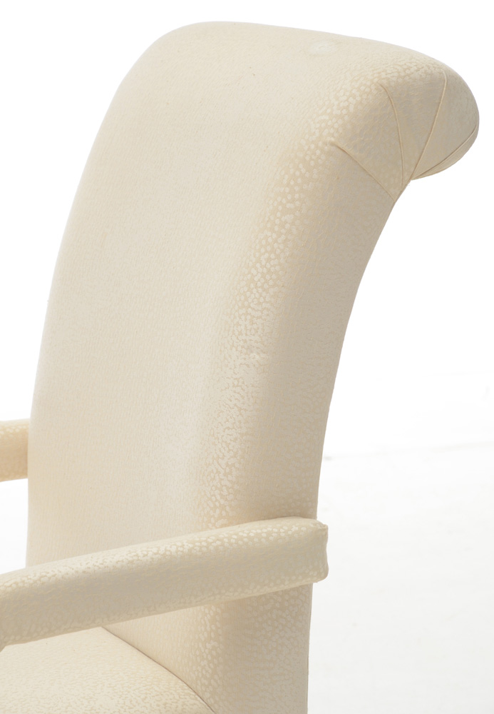 Set of Eight Contemporary Upholstered Dining Chairs