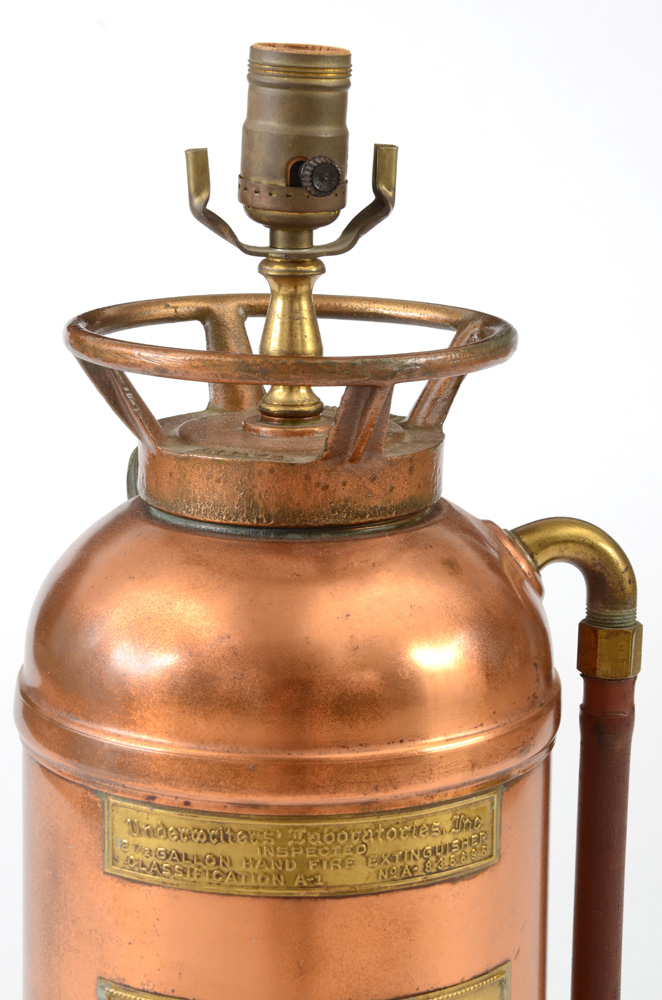 Fire Extinguisher Table Lamp