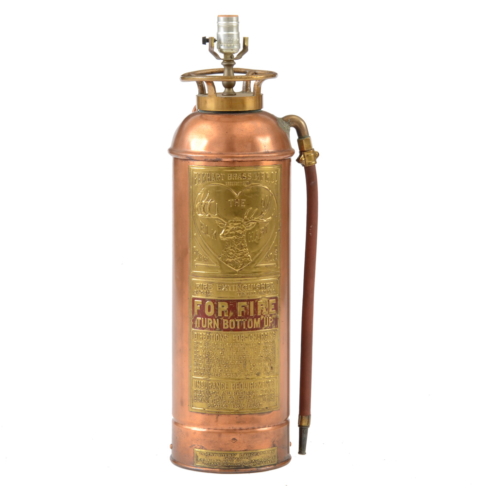 Fire Extinguisher Table Lamp