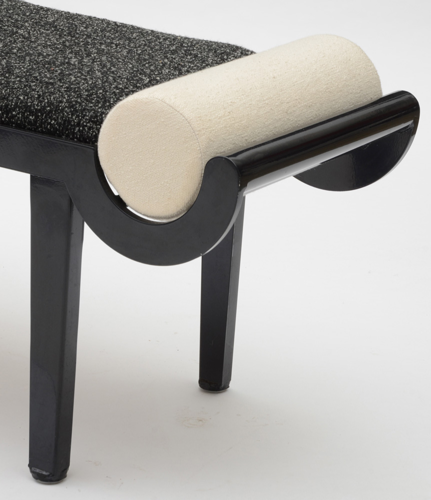 Black Metal Bed Bench