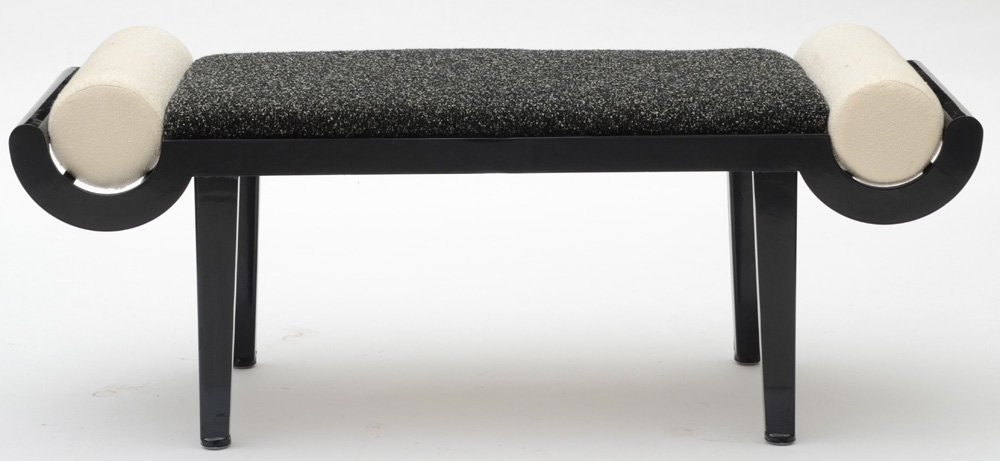 Black Metal Bed Bench