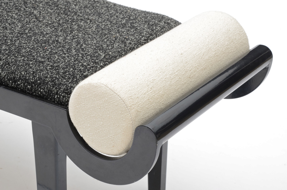 Black Metal Bed Bench