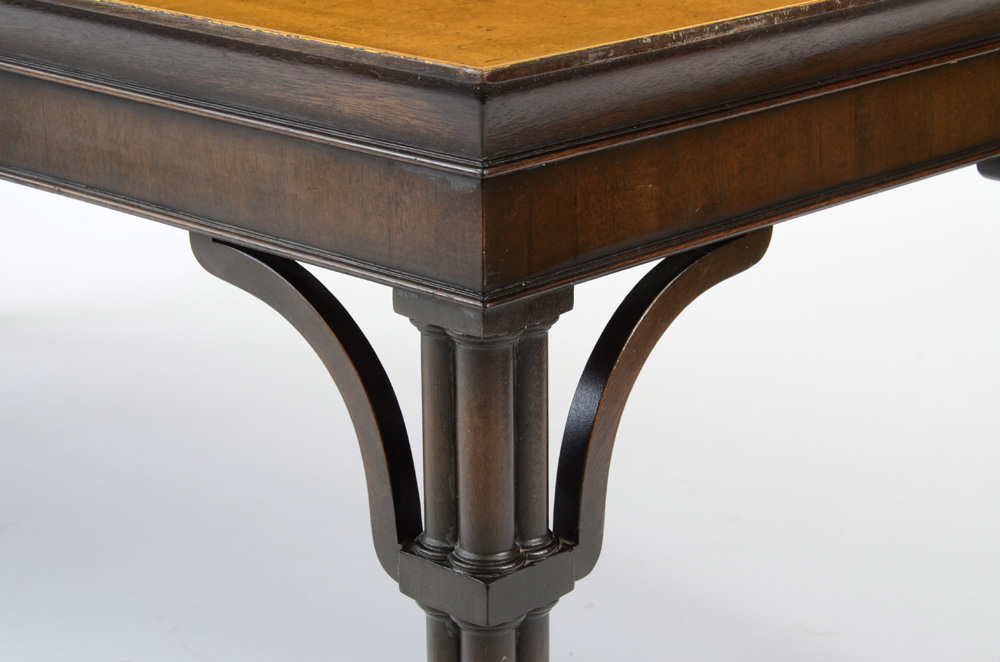 Coffee Table with Gold Tone Top