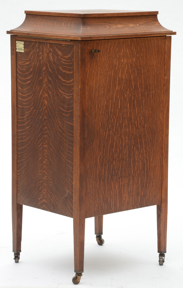 Antique Phonograph with Records