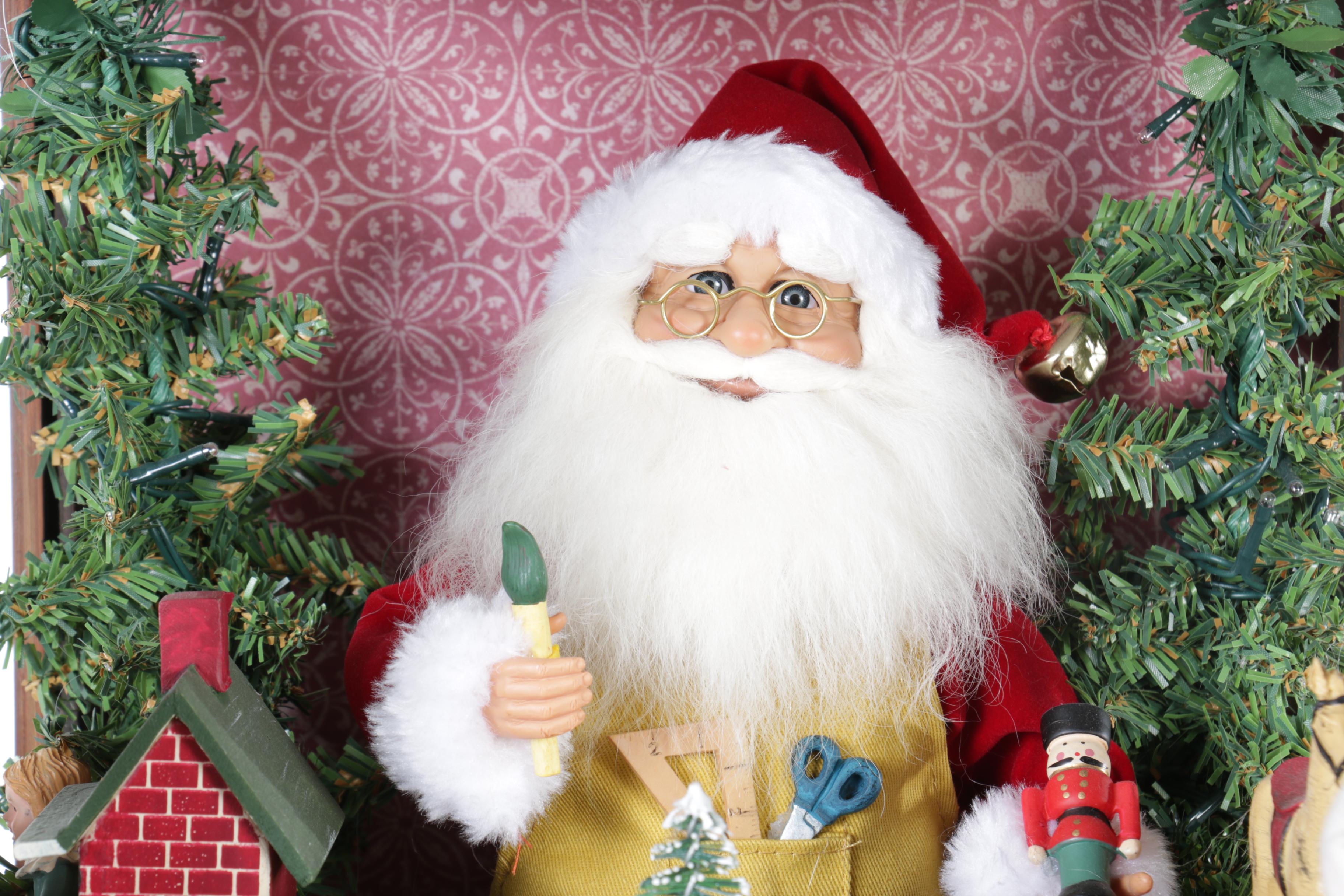 Karen Didion Signature Collection Santa's Toy Shop Table Decor