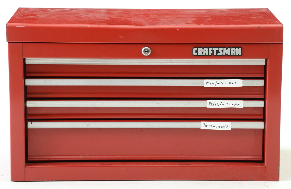 Craftsman Toolbox with Tools