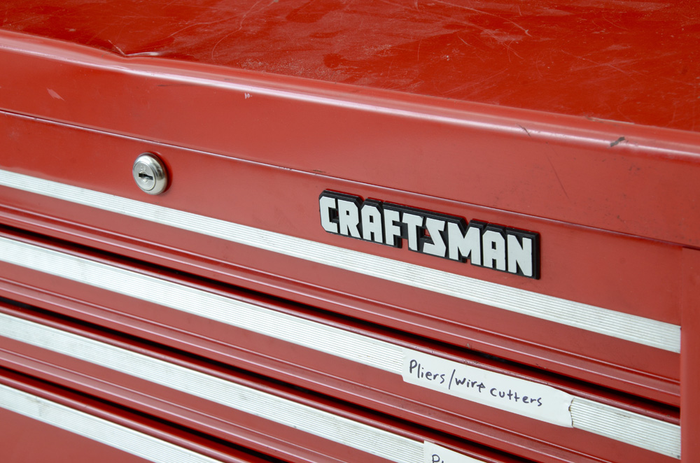 Craftsman Toolbox with Tools