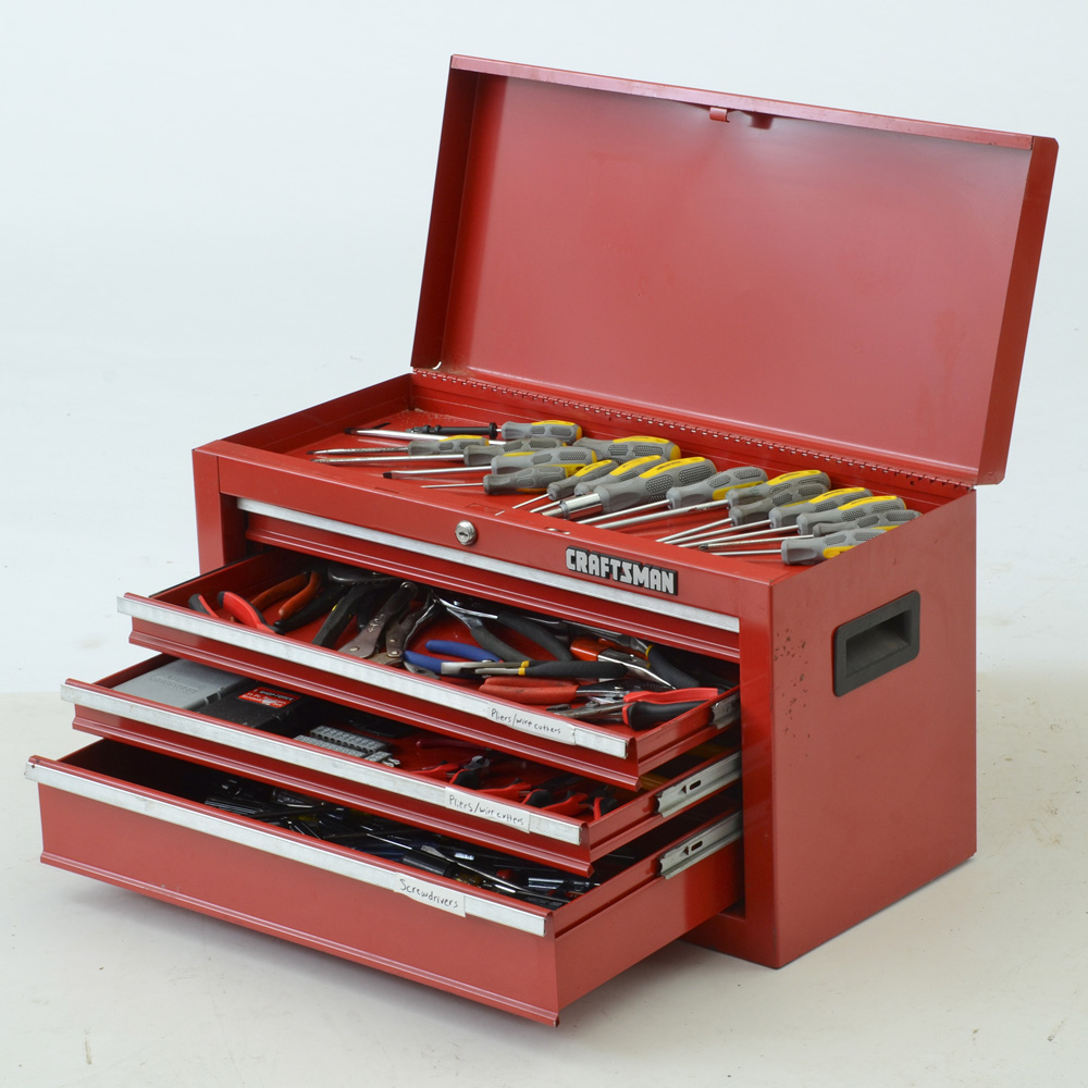 Craftsman Toolbox with Tools