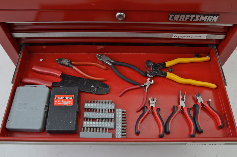 Craftsman Toolbox with Tools