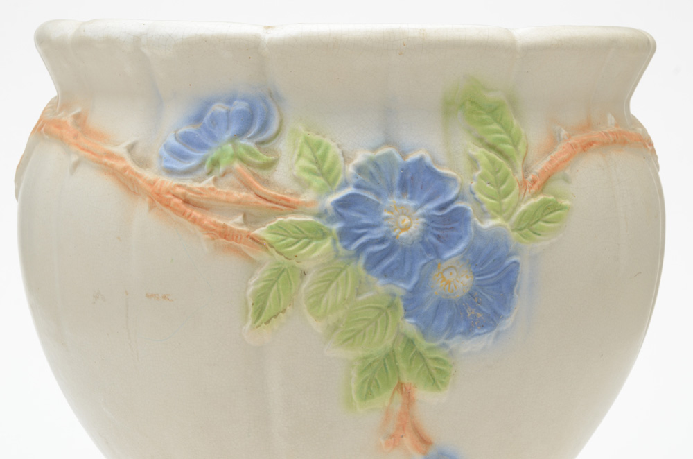 Robinson Ransbottom Pottery Jardiniere with Pedestal