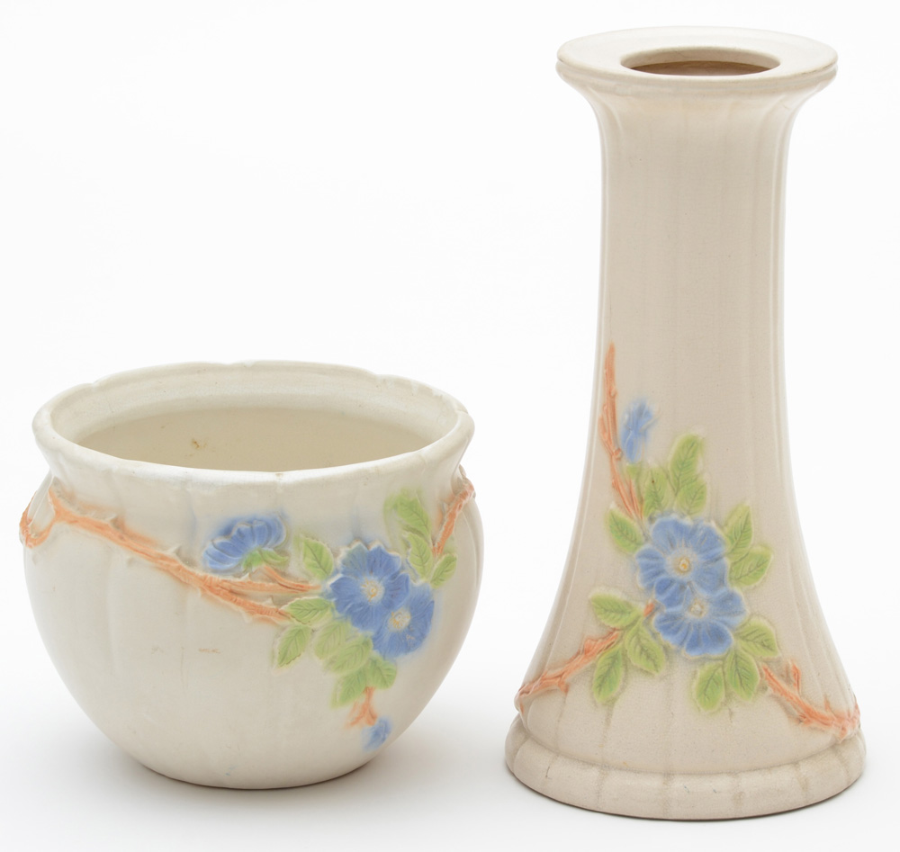 Robinson Ransbottom Pottery Jardiniere with Pedestal