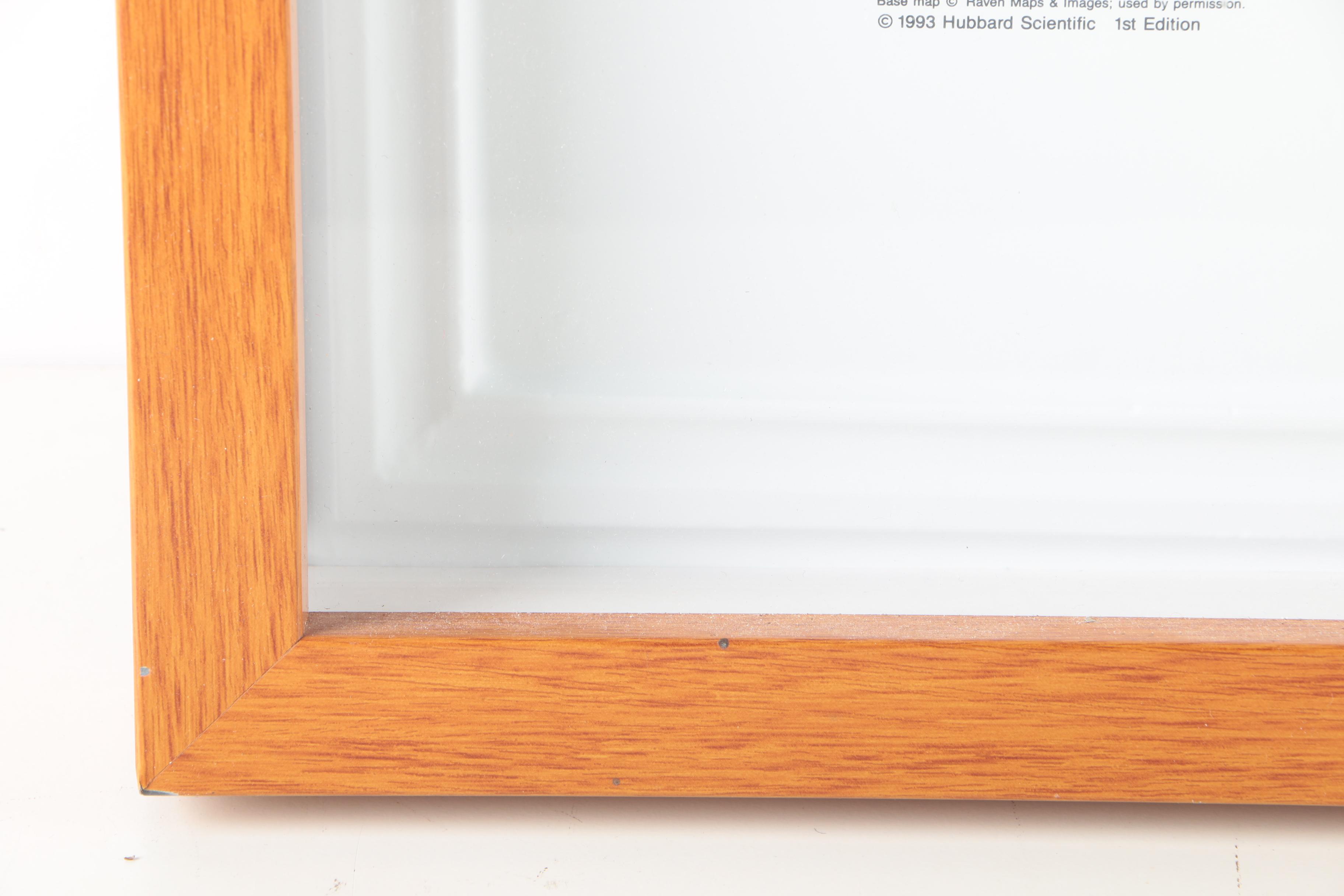 Hubbard Scientific 1993 Plastic Raised Relief Map of California