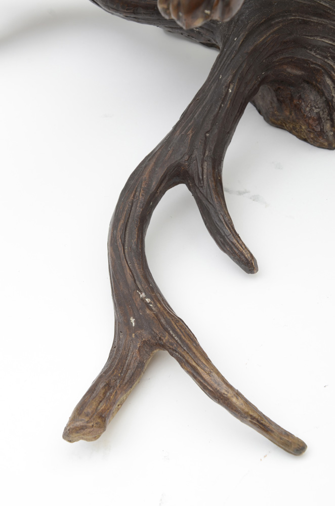 Cast Bronze Whippet Sculpture, By Ki Herman