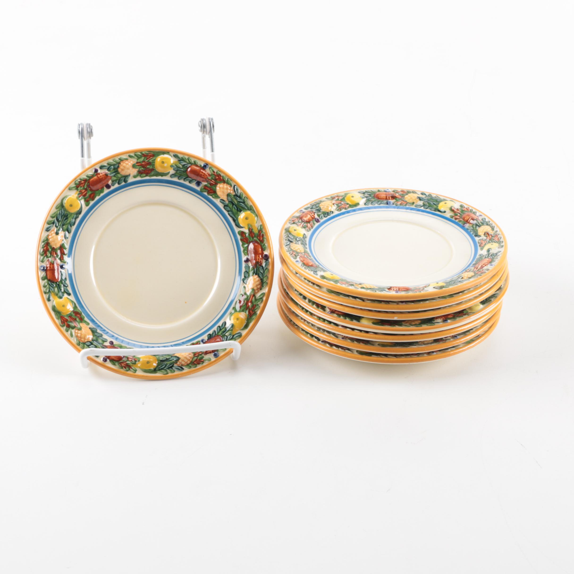 Adams Titian Ware Multicolor "Della Robia" Royal Ivory Ceramics