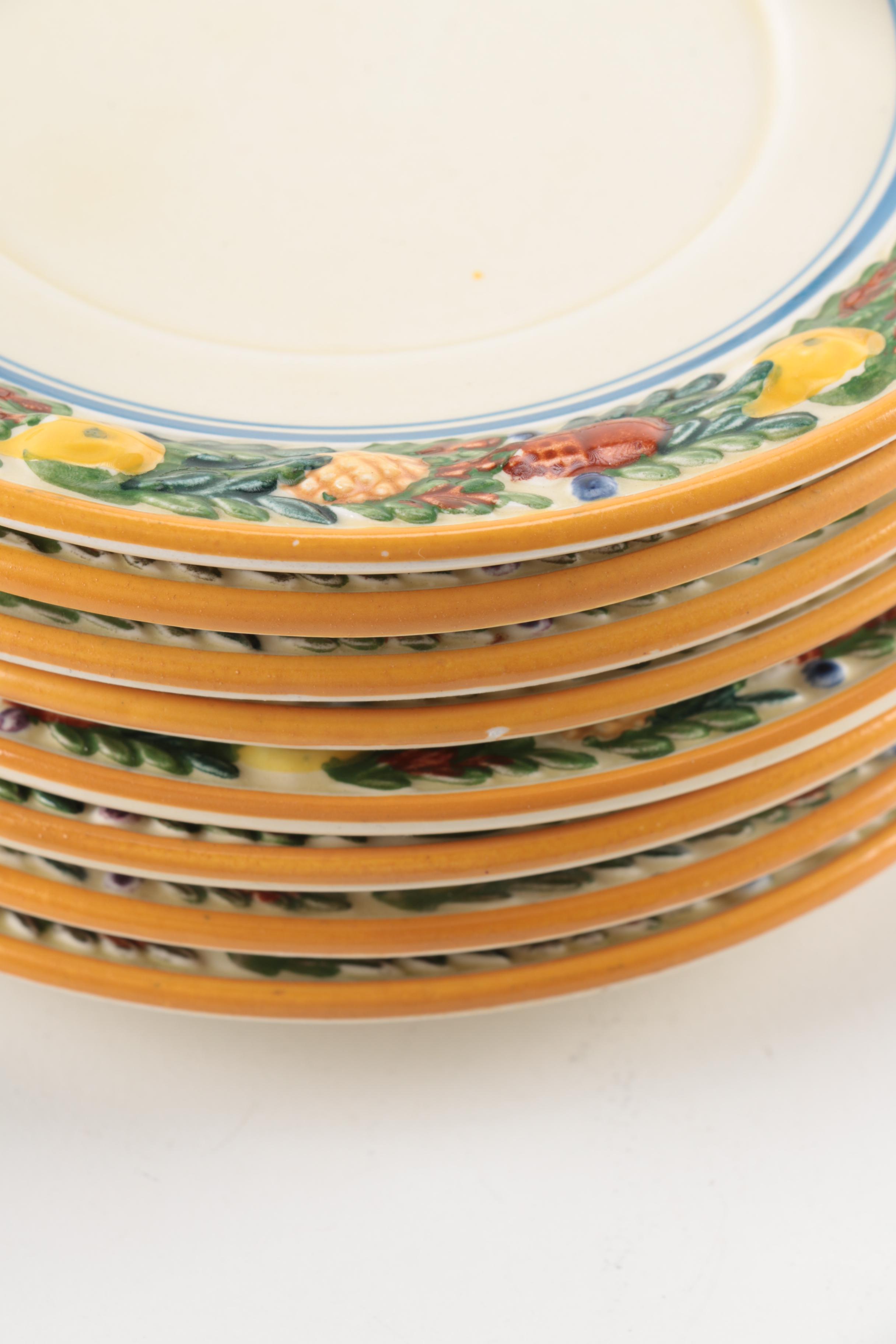 Adams Titian Ware Multicolor "Della Robia" Royal Ivory Ceramics