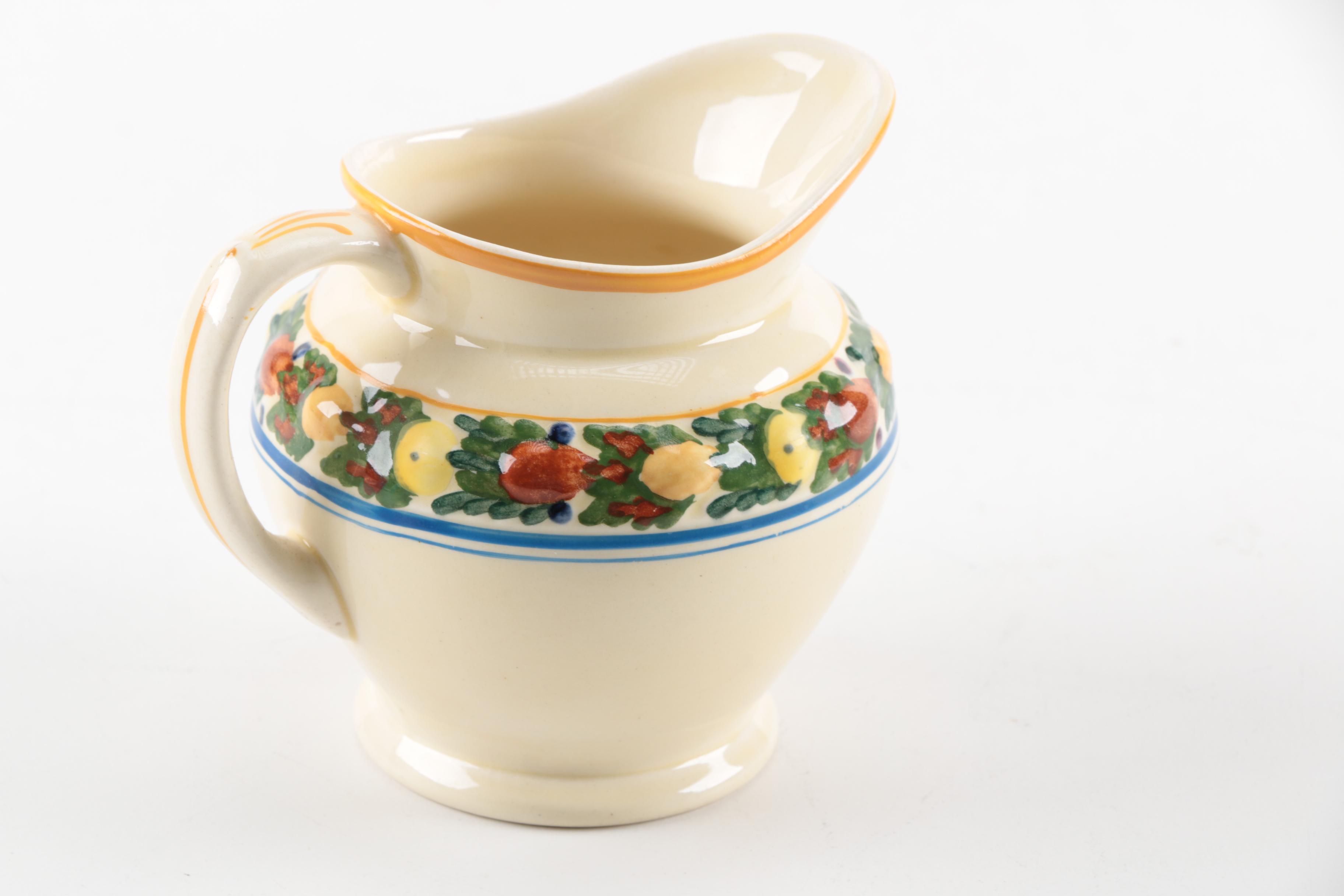 Adams Titian Ware Multicolor "Della Robia" Royal Ivory Ceramics