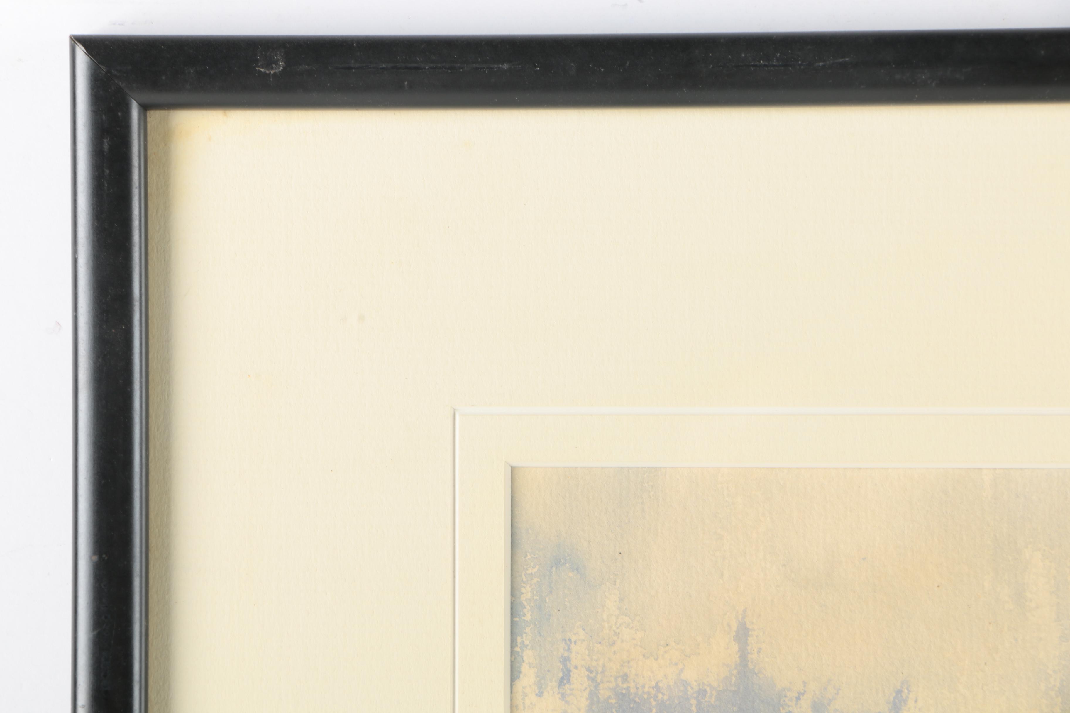 Stella Bloch Original Watercolor On Paper of Four Dancing Women