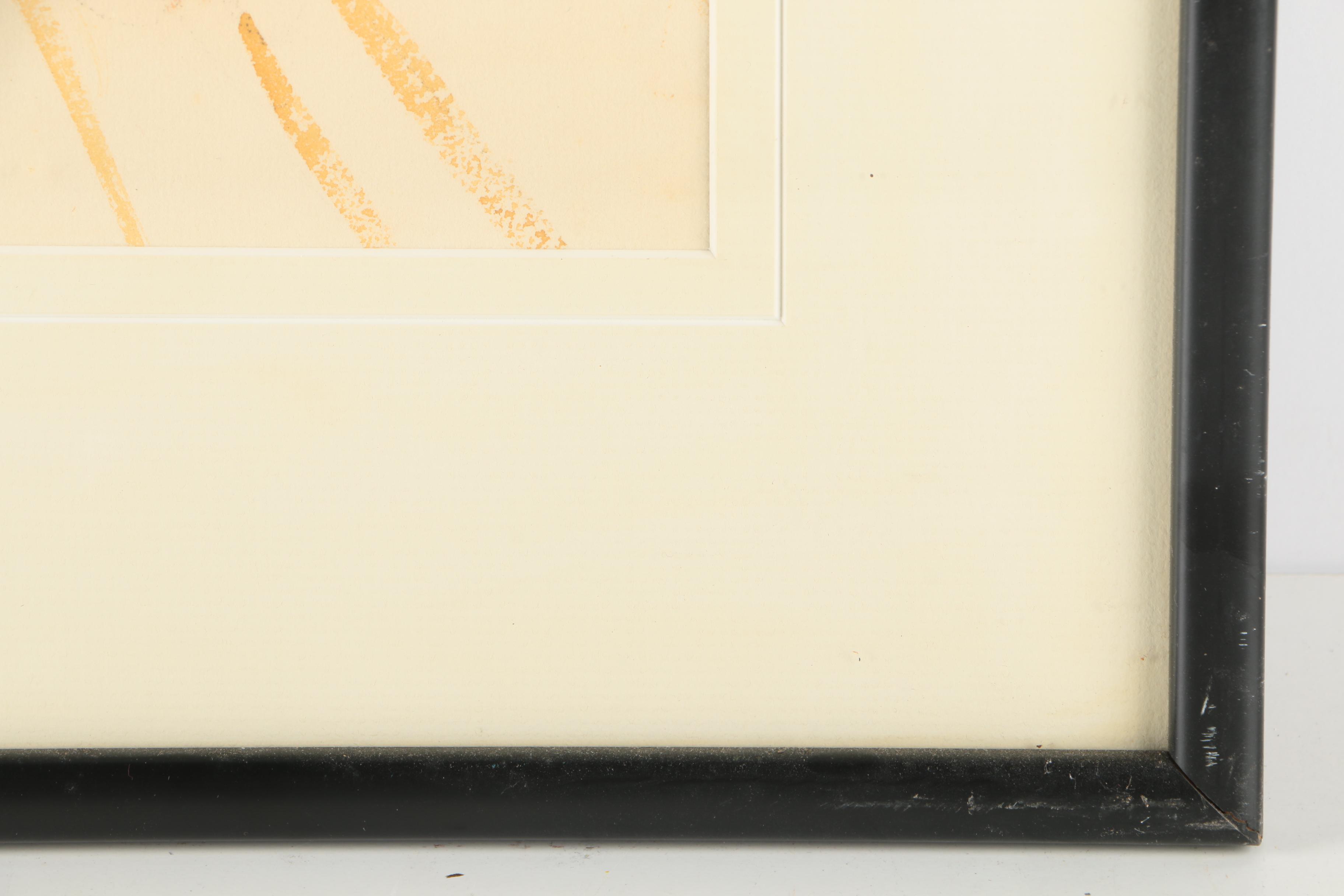 Stella Bloch Original Watercolor On Paper of Four Dancing Women