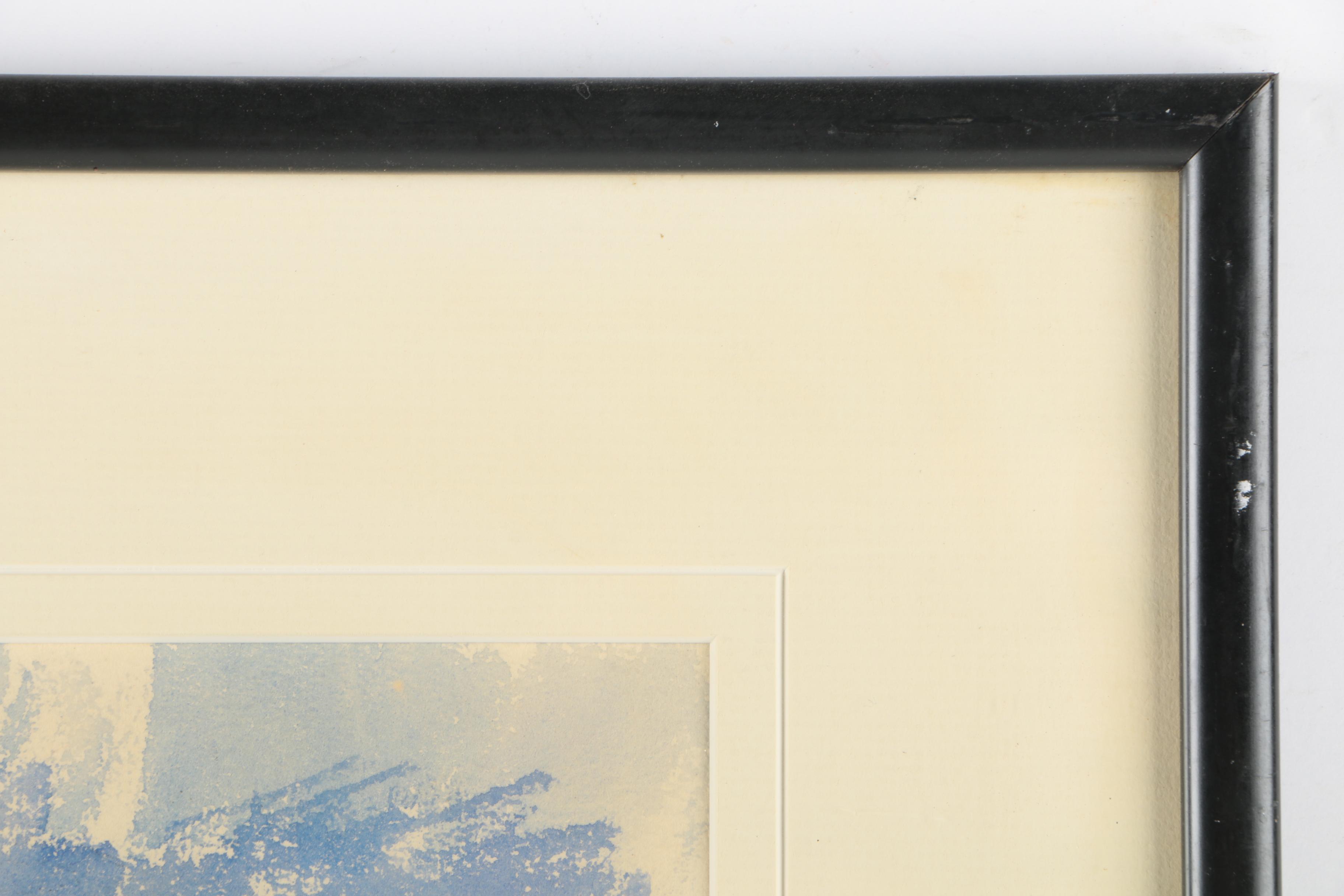 Stella Bloch Original Watercolor On Paper of Four Dancing Women